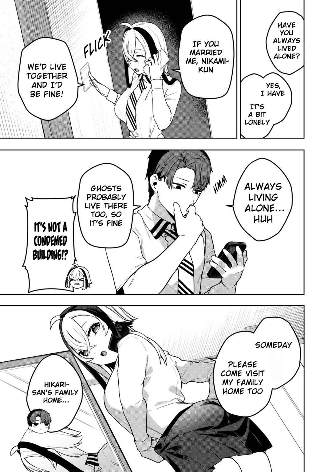 Page 8 Chapter 5 Hakiri-san wa Kimi Dake no Shinigami ni Naritai