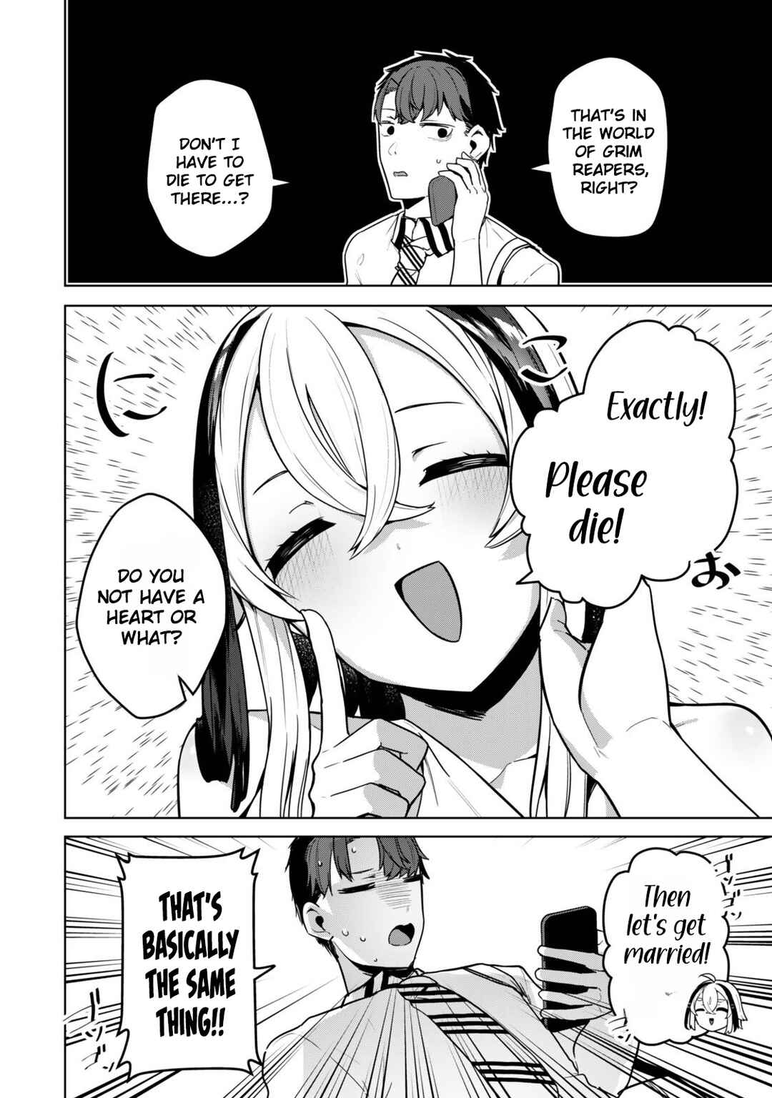 Page 9 Chapter 5 Hakiri-san wa Kimi Dake no Shinigami ni Naritai