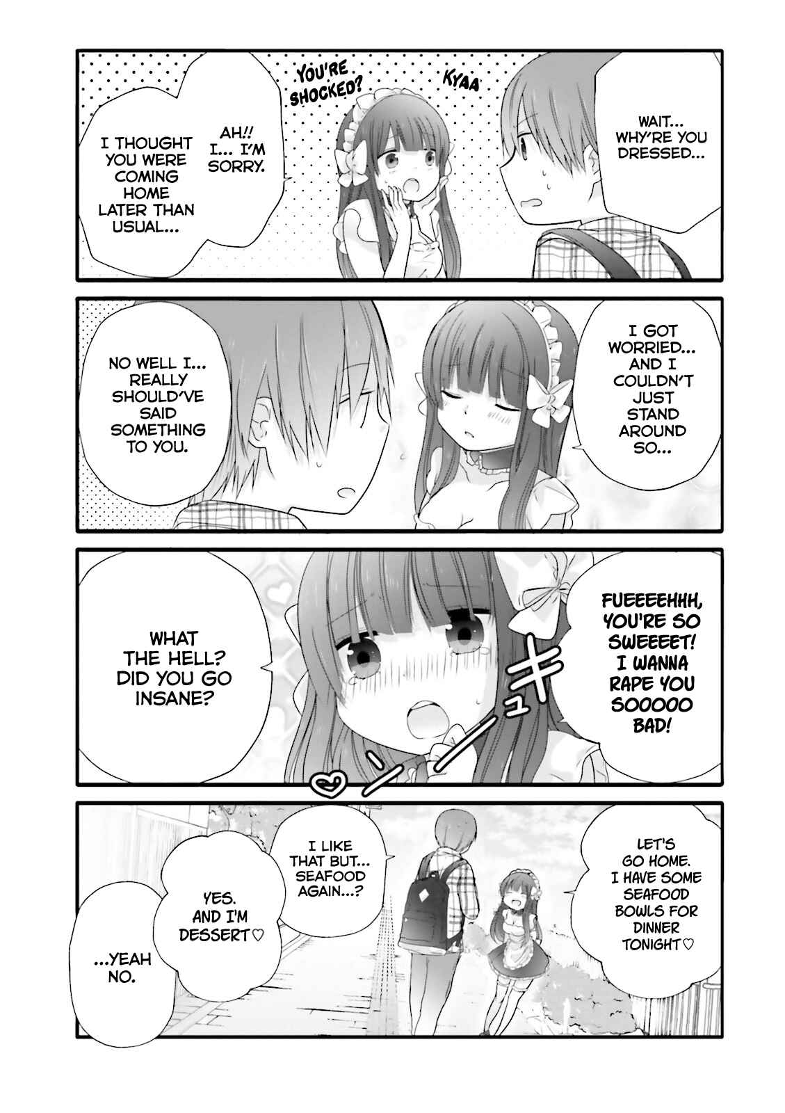 Page 7 Chapter 9 Uchi no Hentai Maid ni Osowareteru