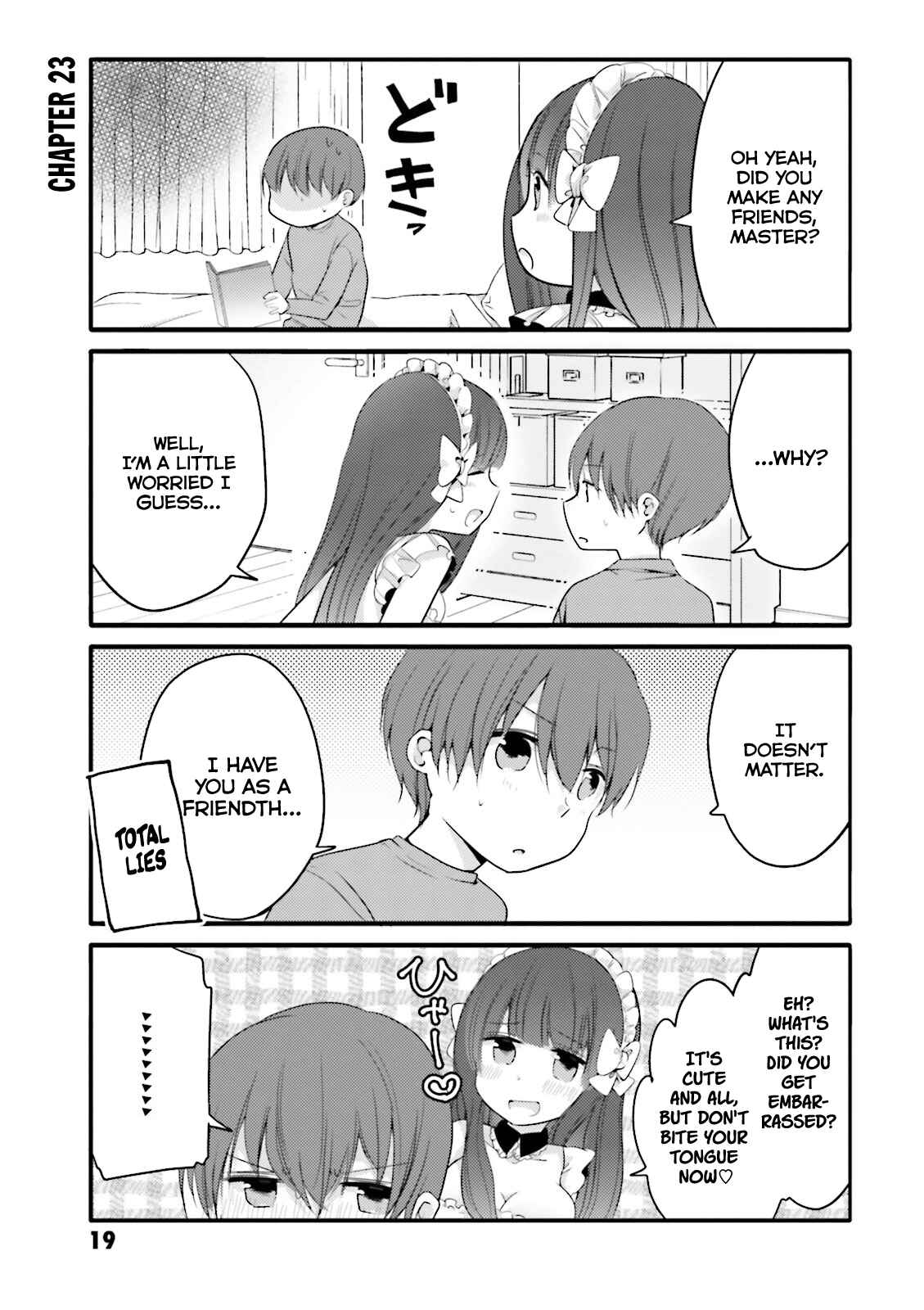 Page 1 Chapter 23 Uchi no Hentai Maid ni Osowareteru