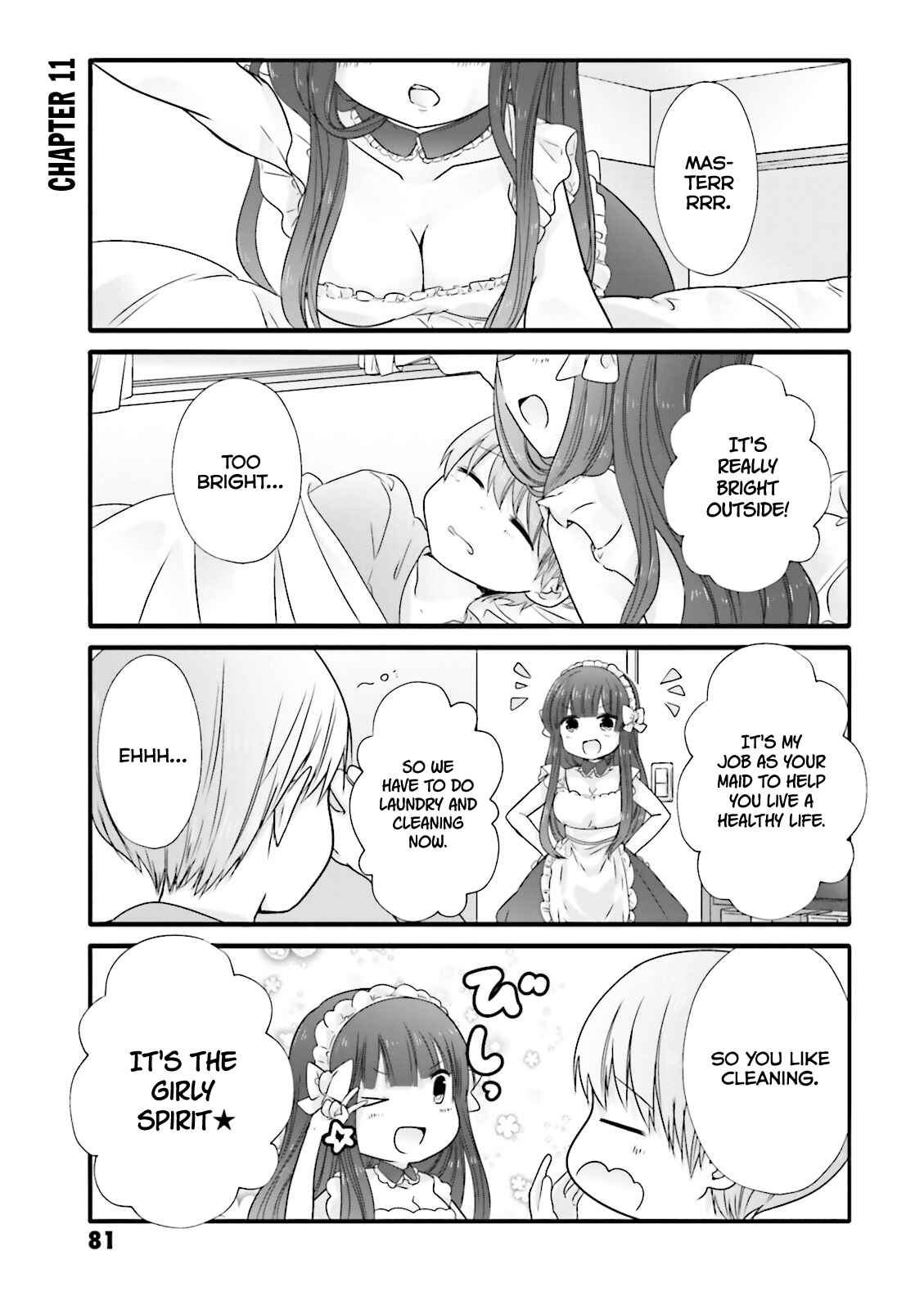 Page 1 Chapter 11 Uchi no Hentai Maid ni Osowareteru