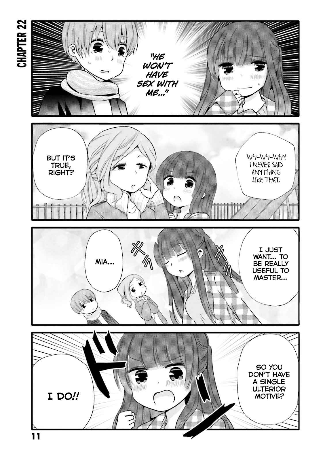Page 1 Chapter 22 Uchi no Hentai Maid ni Osowareteru