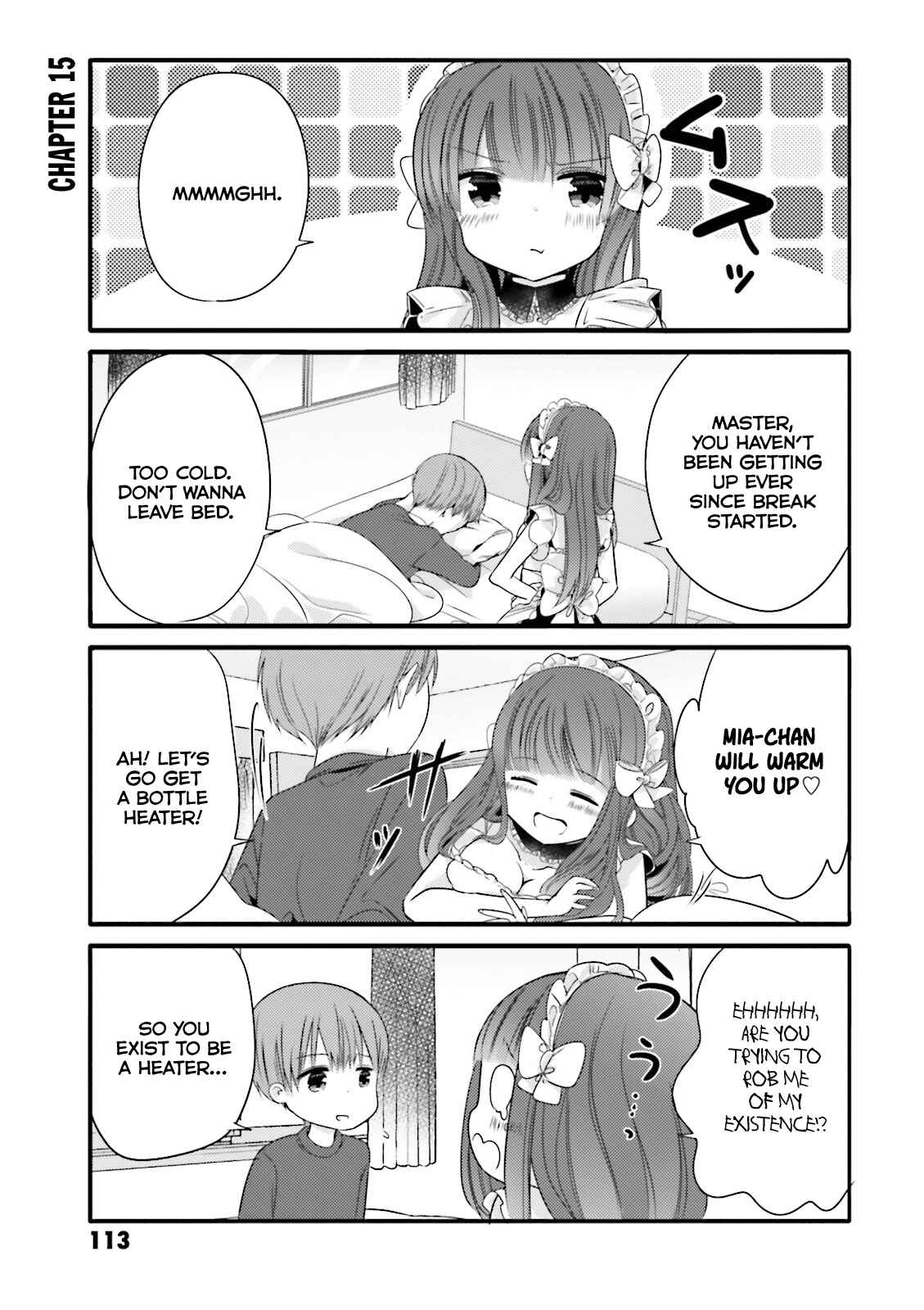 Page 1 Chapter 15 Uchi no Hentai Maid ni Osowareteru