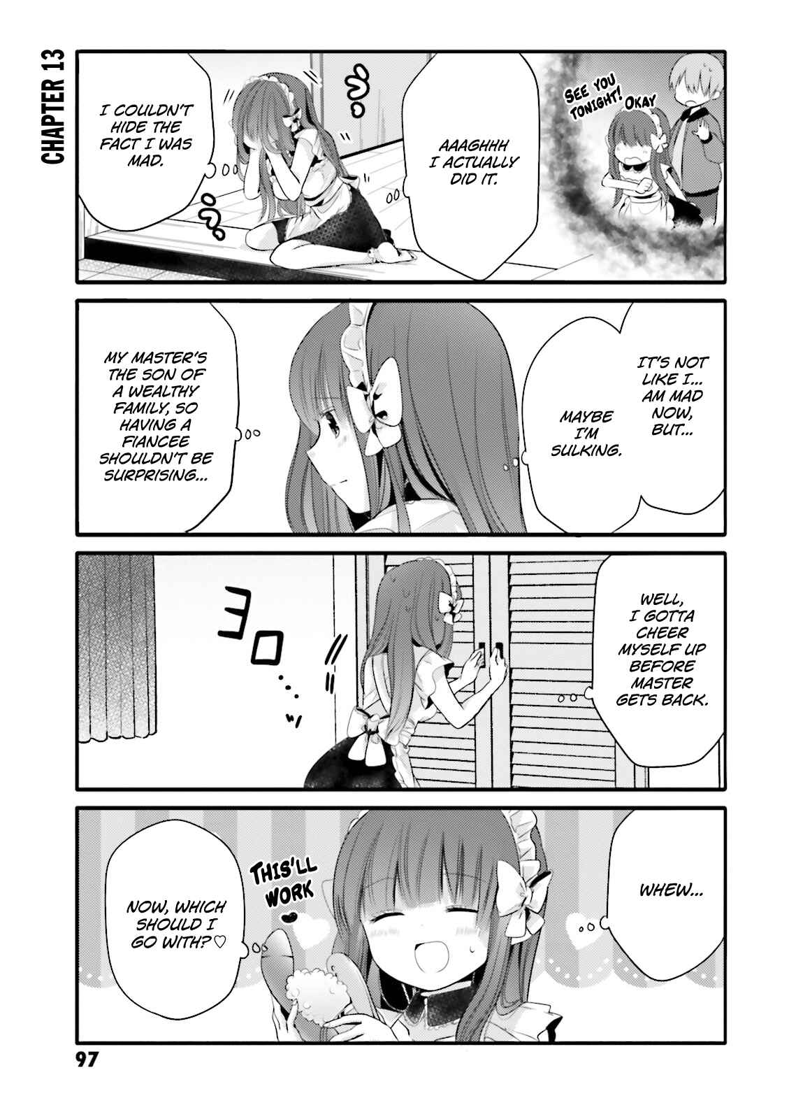 Page 1 Chapter 13 Uchi no Hentai Maid ni Osowareteru