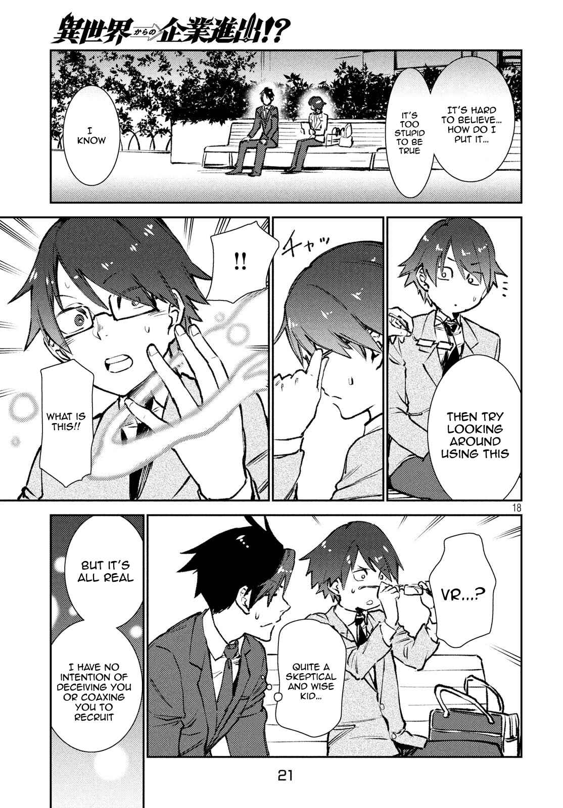 Page 19 Chapter 8 Isekai kara no Kigyou Shinshutsu?!