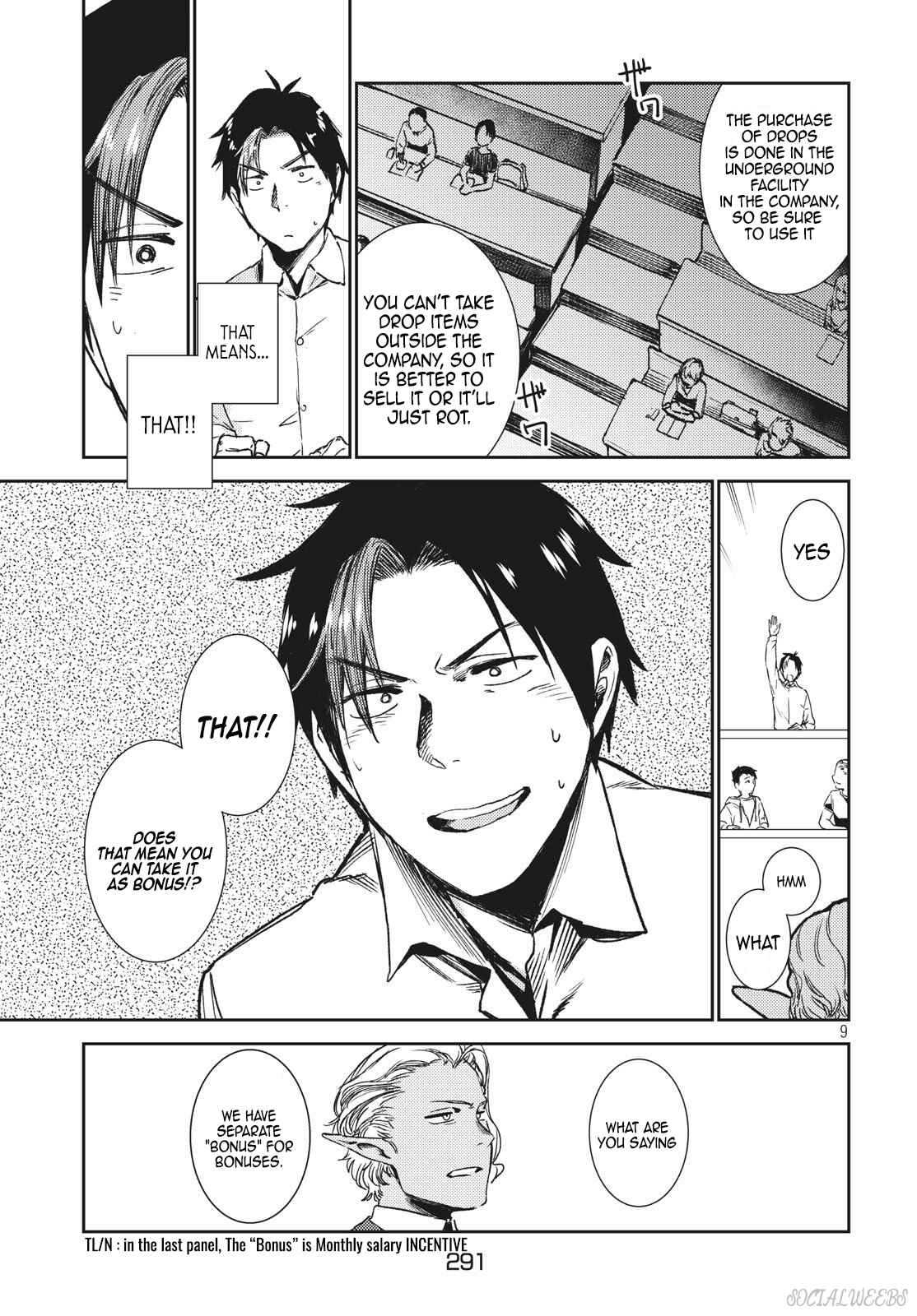 Page 10 Chapter 3.1 Isekai kara no Kigyou Shinshutsu?!