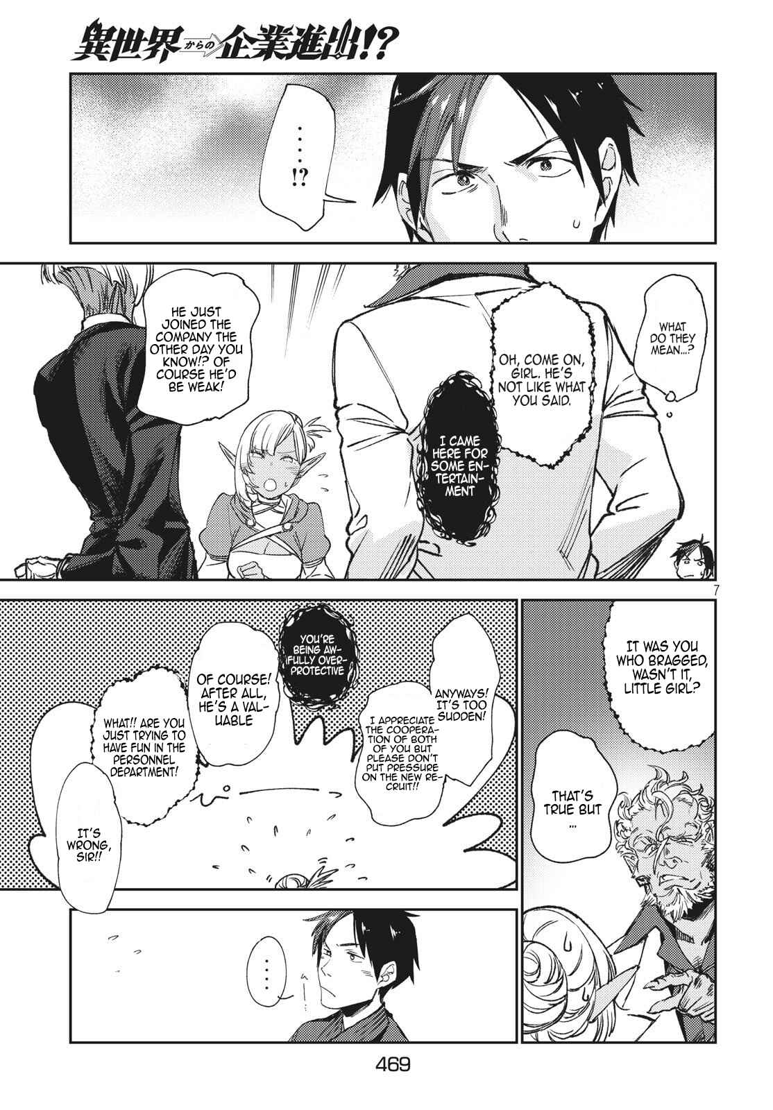 Page 8 Chapter 4.1 Isekai kara no Kigyou Shinshutsu?!