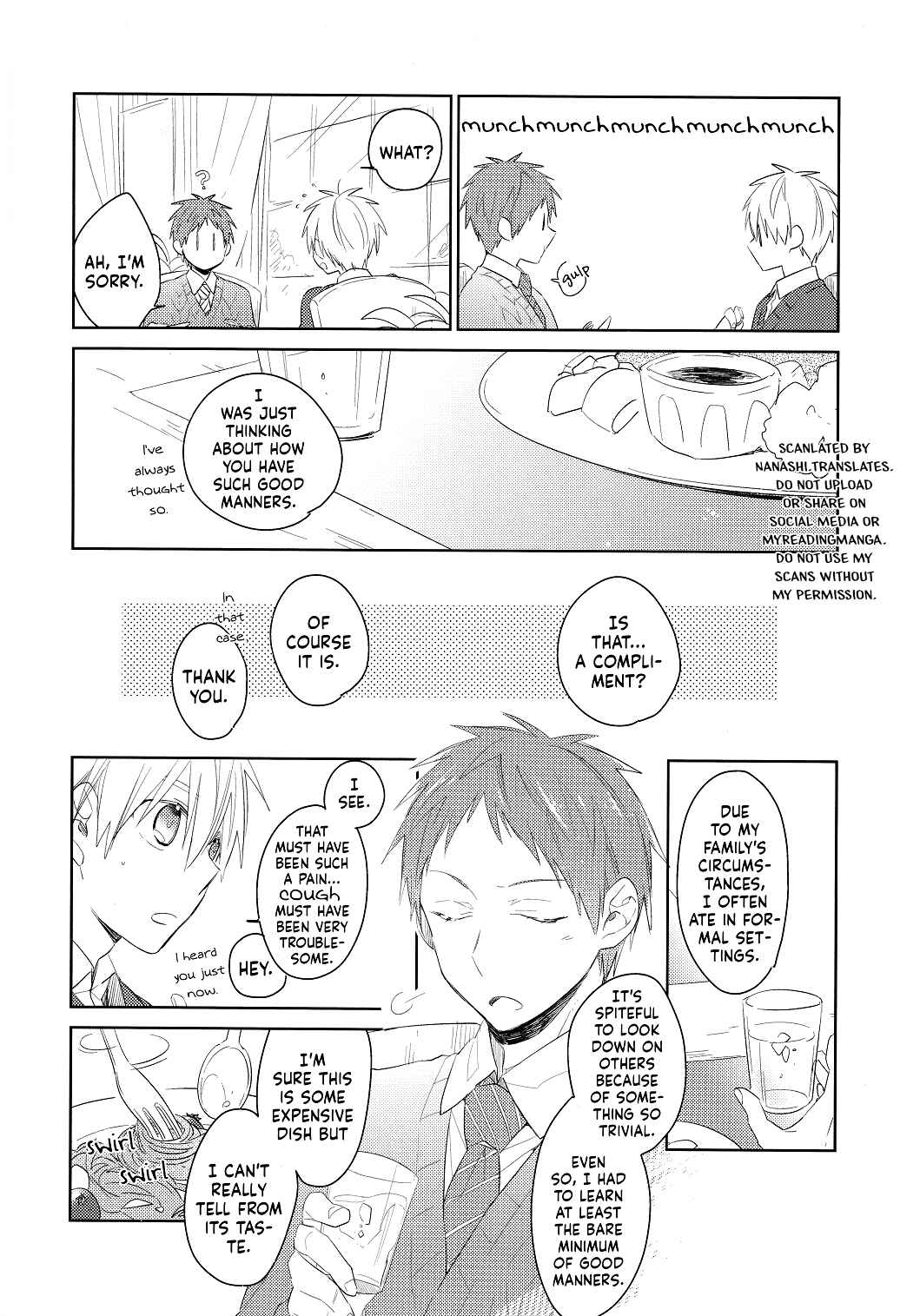 Page 4 Chapter Unknown_9206 Kuroko no Basket - Itadakimasu. & Gochisousama. (Doujinshi)