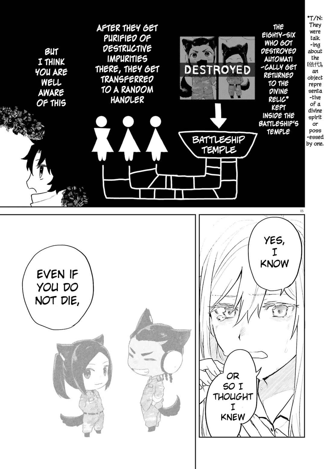 Page 5 Chapter 3 86 -Eighty Six- Mahou Shoujo Regina ☆ Lena ~Tatakae! Ginga Koukou Senkan San Magnolia~