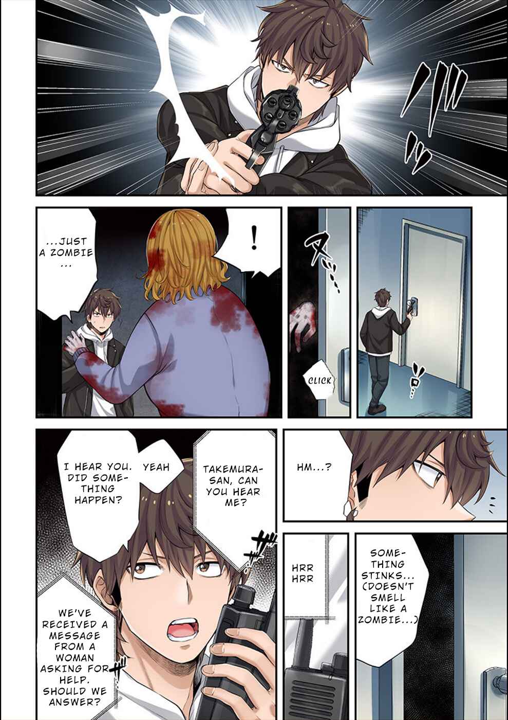 Page 13 Chapter 6 Zombie no Afureta Sekai Ore Dake ga Osowarenai