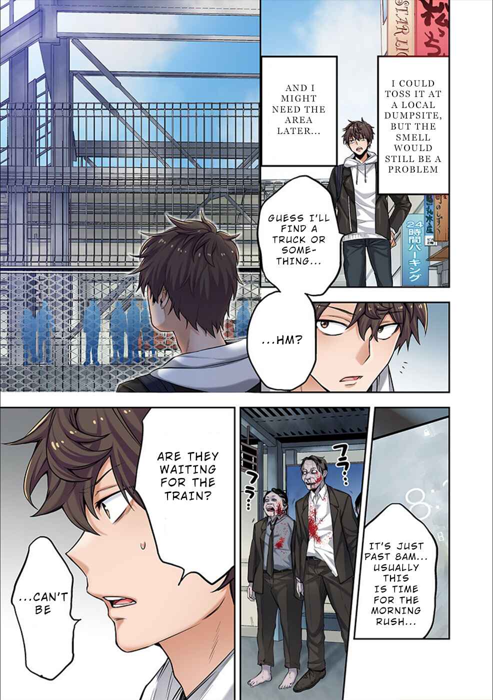 Page 12 Chapter 2 Zombie no Afureta Sekai Ore Dake ga Osowarenai