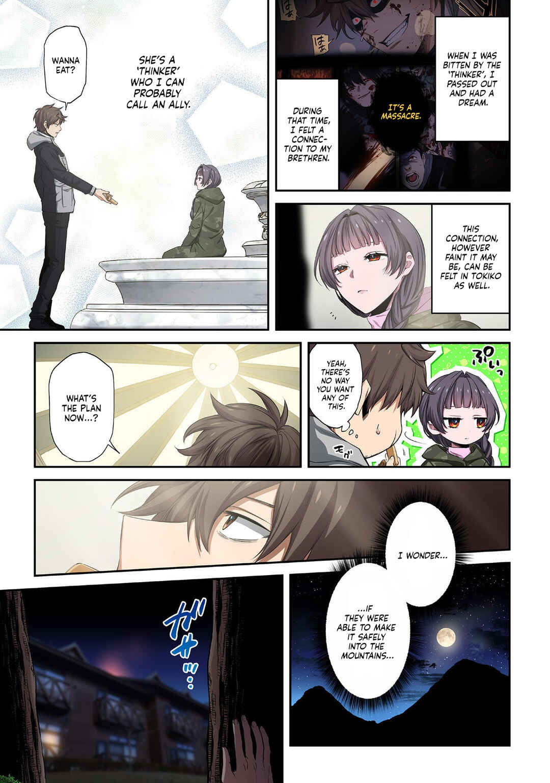 Page 13 Chapter 37 Zombie no Afureta Sekai Ore Dake ga Osowarenai