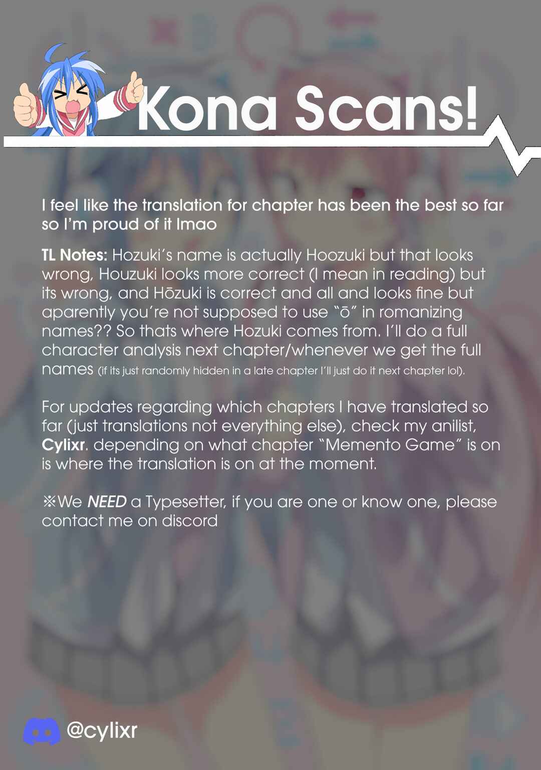 Page 19 Chapter 10 Memento Game