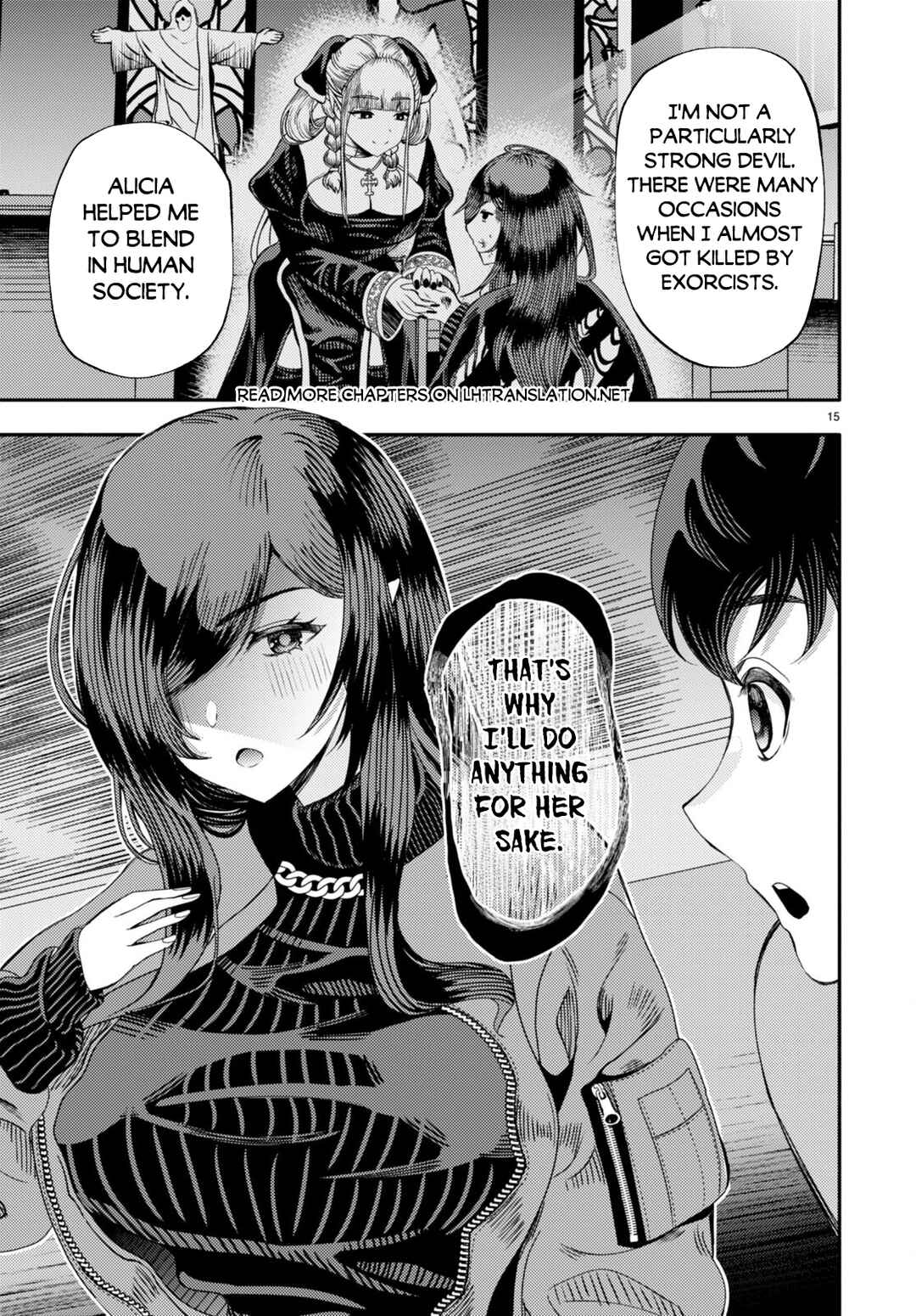 Page 18 Chapter 3 Akuma wa Rozario ni Kiss o suru