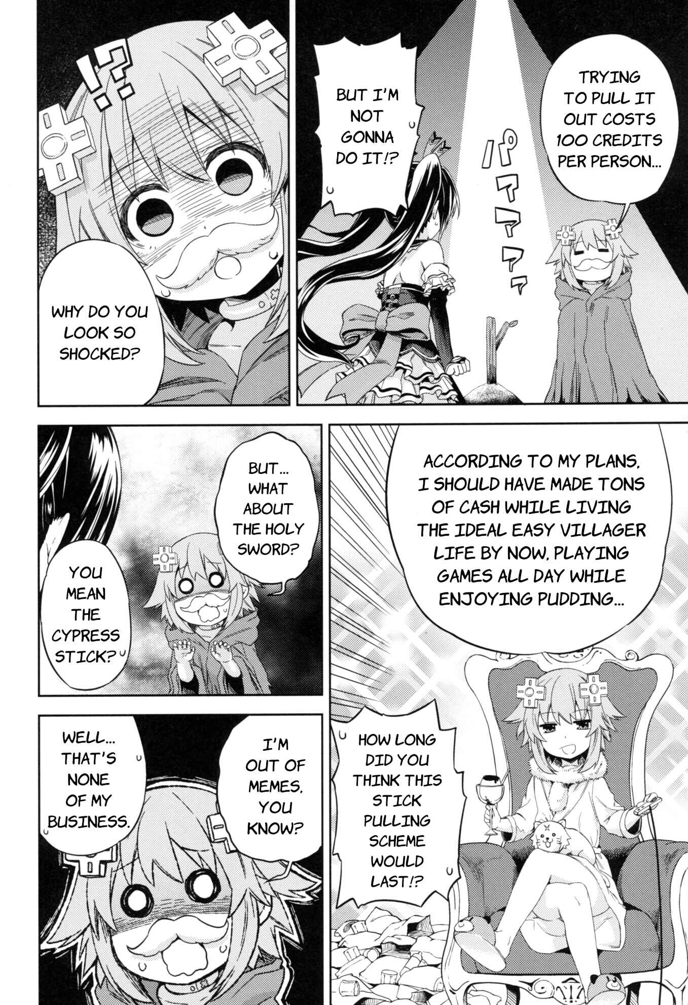Page 10 Chapter 3 Choujigen Game Neptune: The Animation - Hello New World - Yuusha Hon