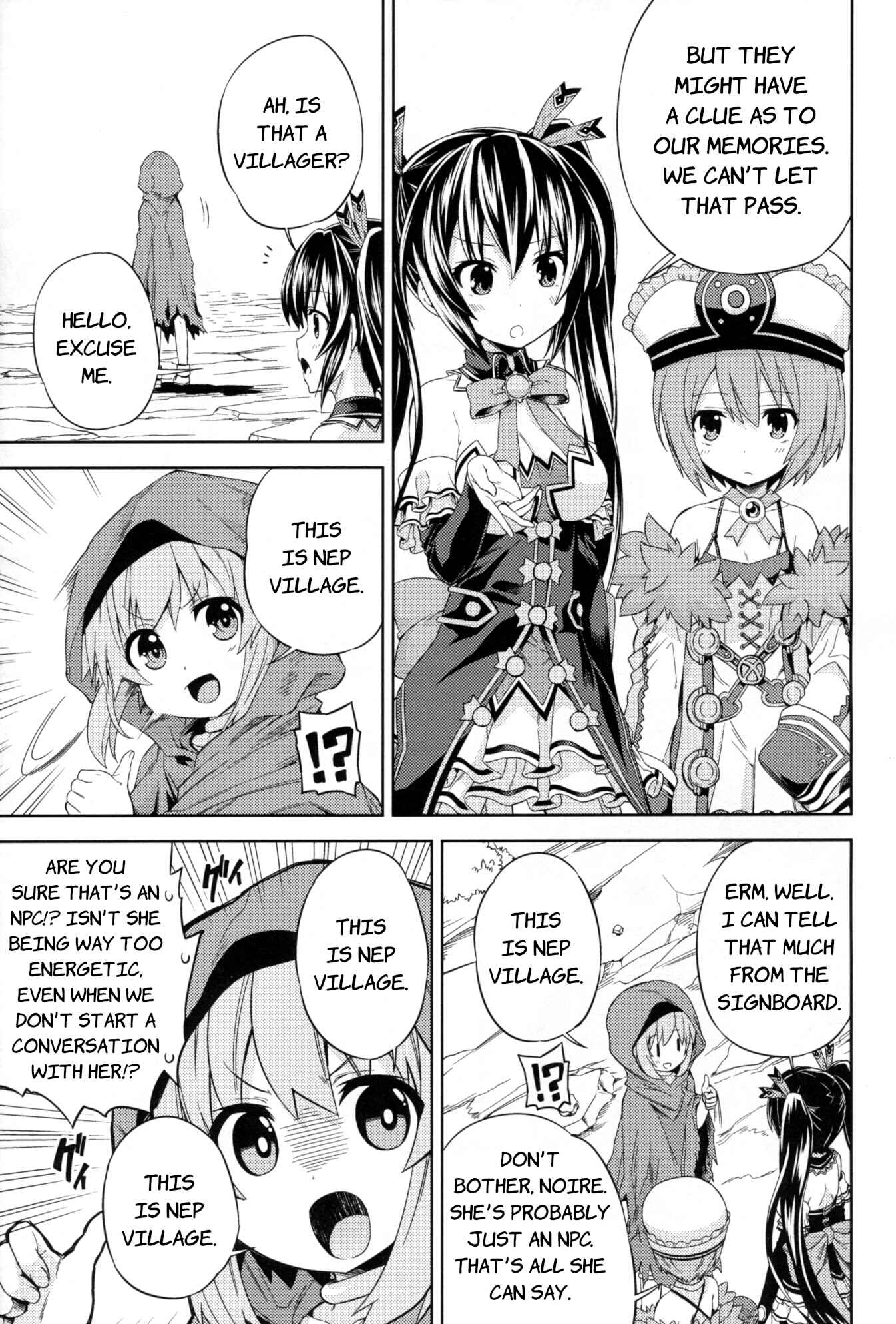 Page 3 Chapter 3 Choujigen Game Neptune: The Animation - Hello New World - Yuusha Hon