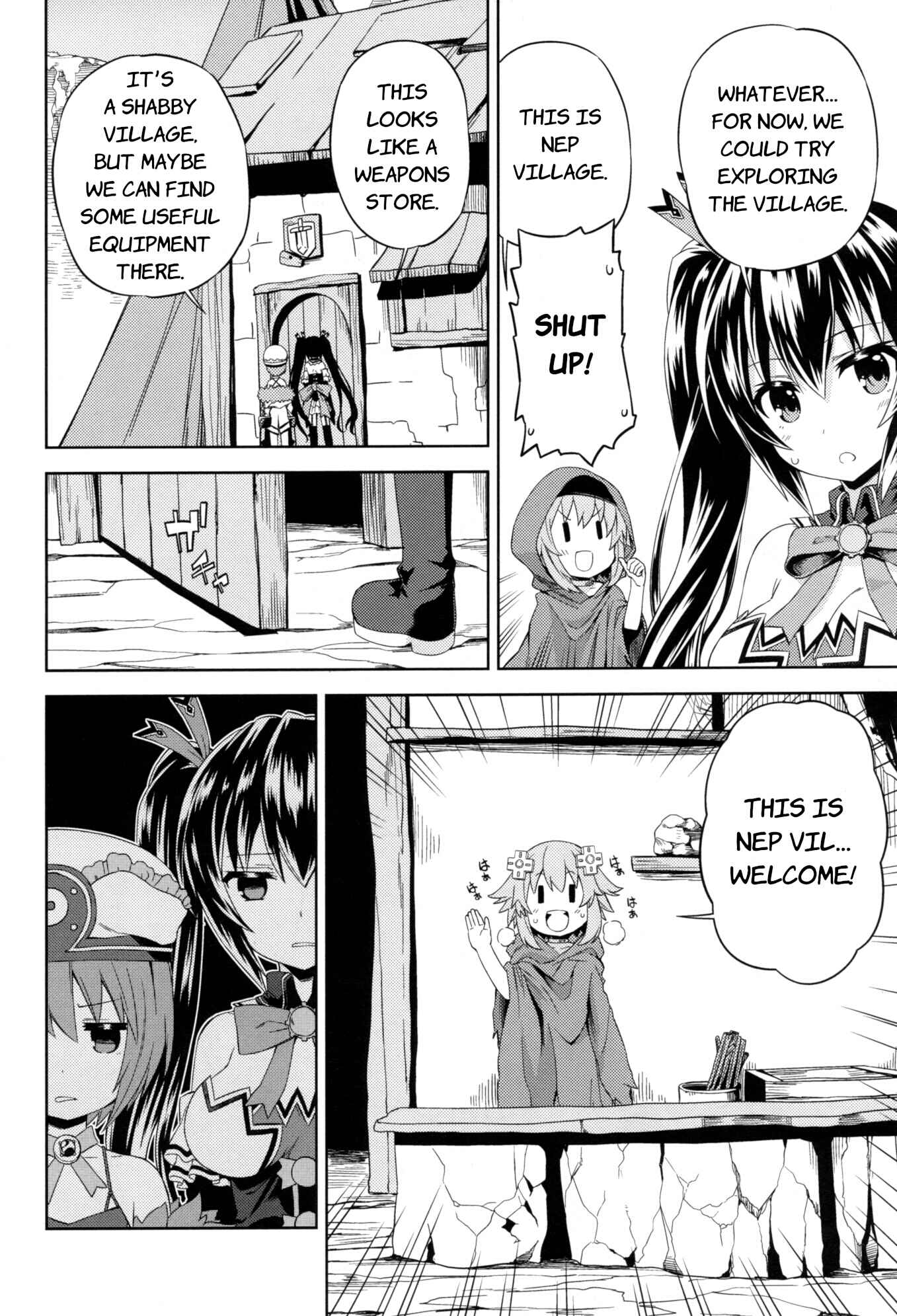 Page 4 Chapter 3 Choujigen Game Neptune: The Animation - Hello New World - Yuusha Hon