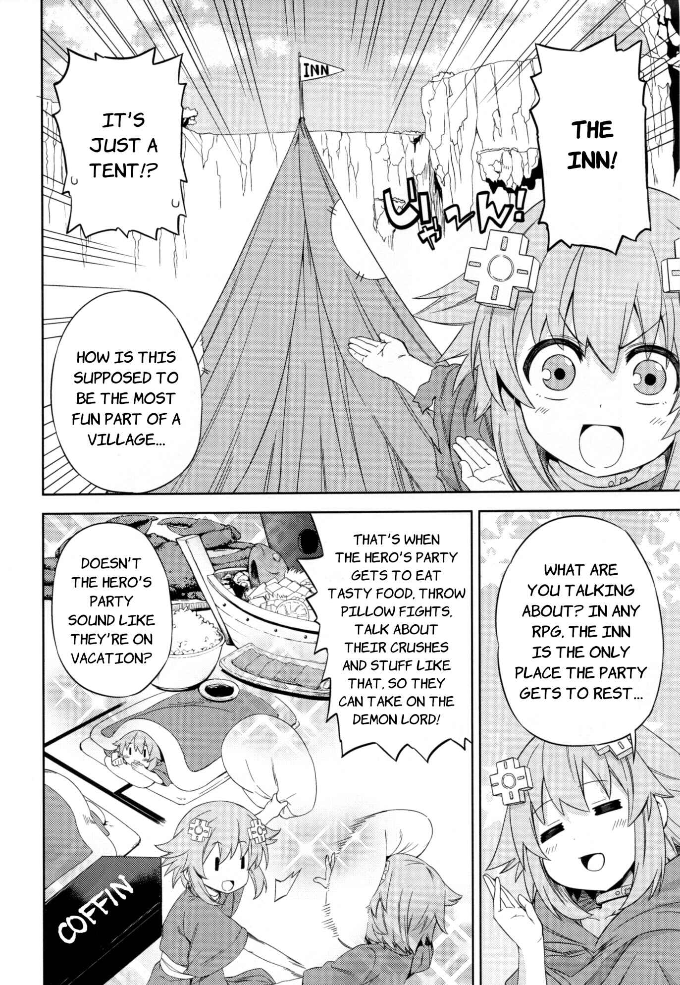 Page 8 Chapter 3 Choujigen Game Neptune: The Animation - Hello New World - Yuusha Hon