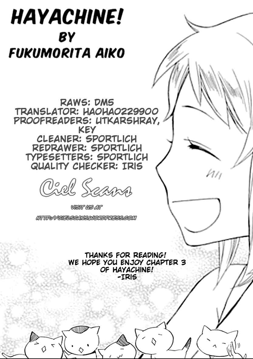 Page 33 Chapter 3 Hayachine!