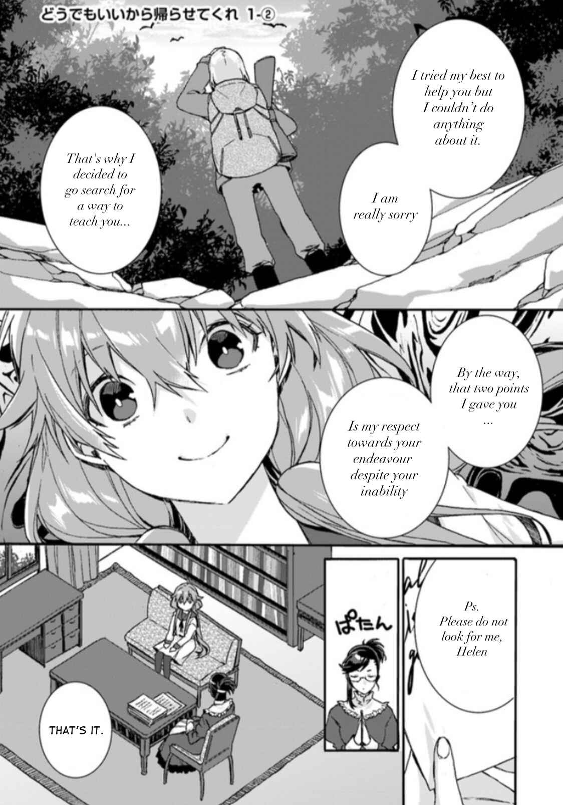 Page 9 Chapter 1 I Don’t Care. Let Me Go Home!