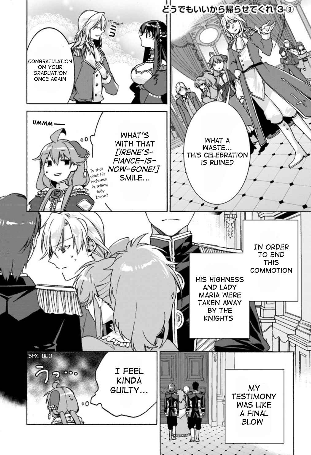 Page 16 Chapter 3 I Don’t Care. Let Me Go Home!