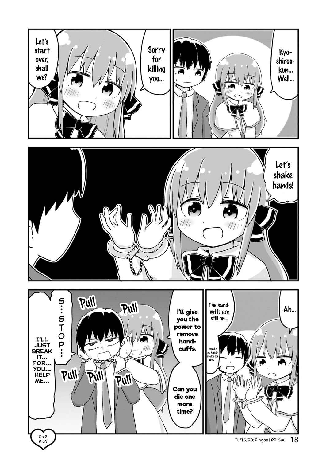 Page 8 Chapter 2 Hatsukoi Tensei Near-Death Goddess