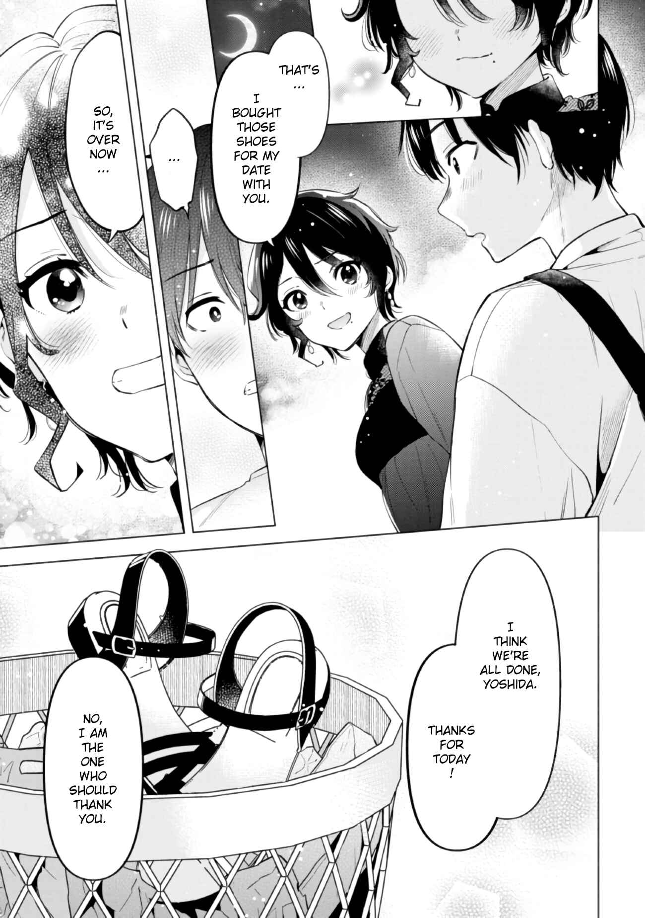 Page 35 Chapter 14 Hige wo Soru. Soshite Joshi Kousei wo Hirou. Each Stories