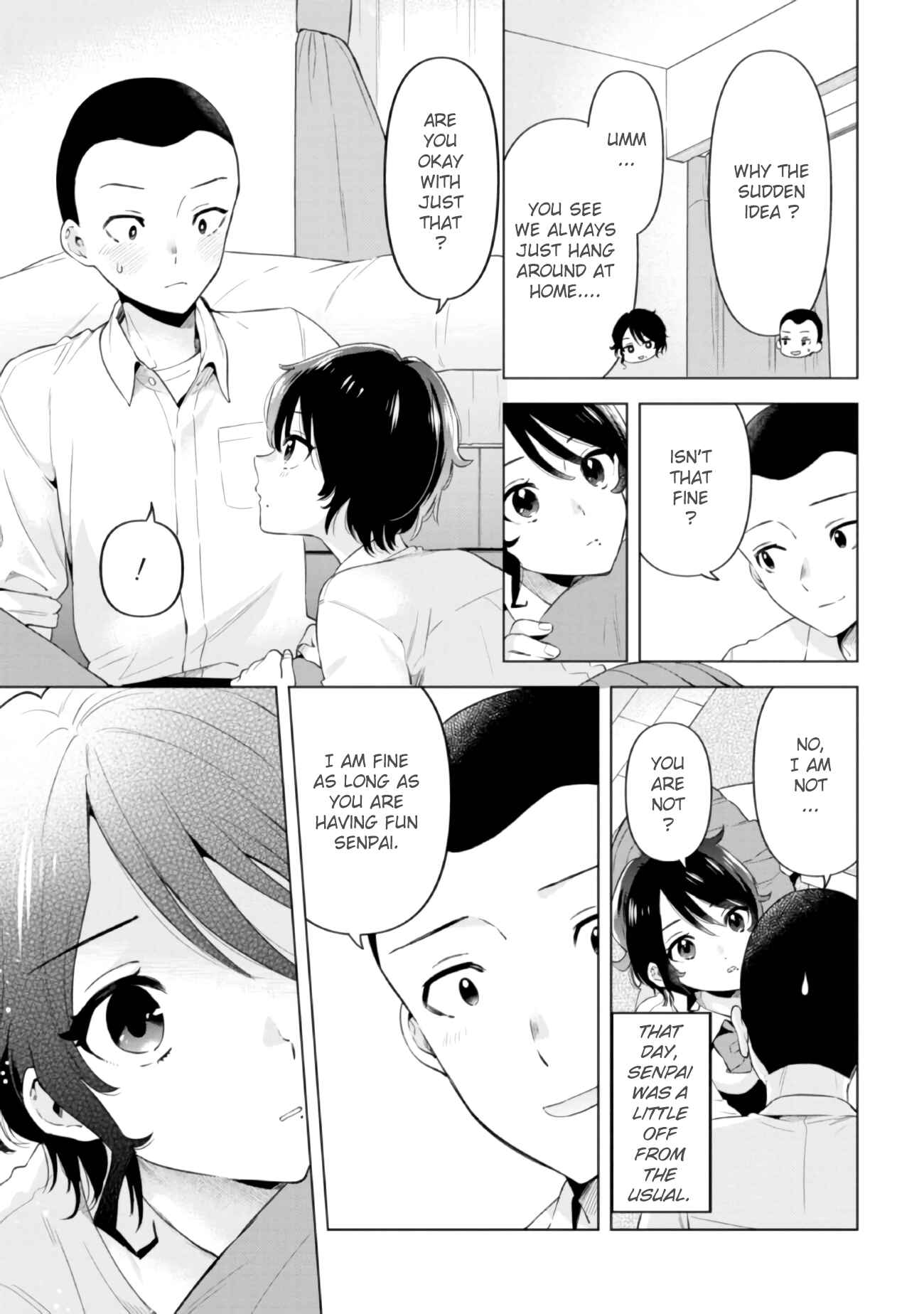 Page 9 Chapter 14 Hige wo Soru. Soshite Joshi Kousei wo Hirou. Each Stories