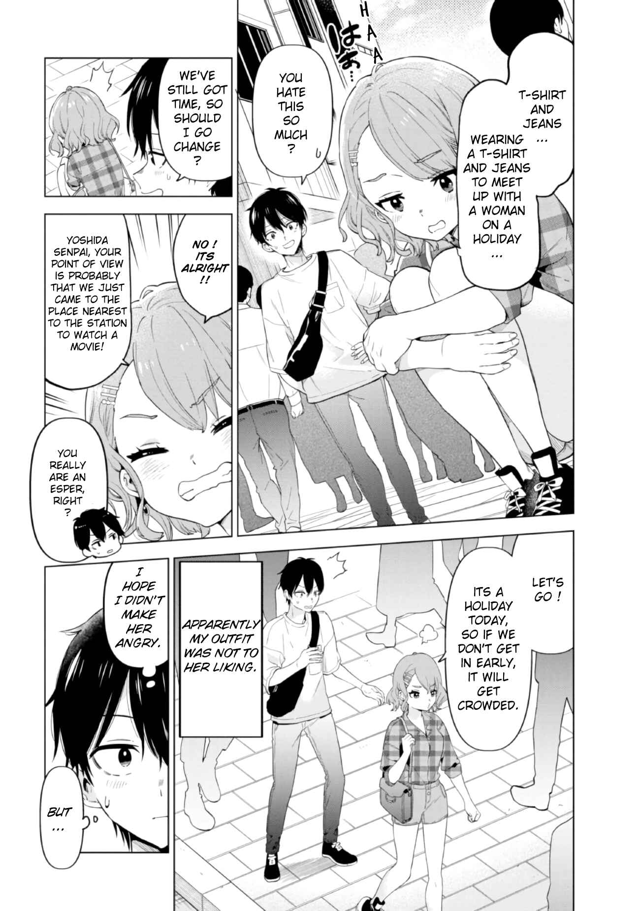 Page 4 Chapter 11 Hige wo Soru. Soshite Joshi Kousei wo Hirou. Each Stories
