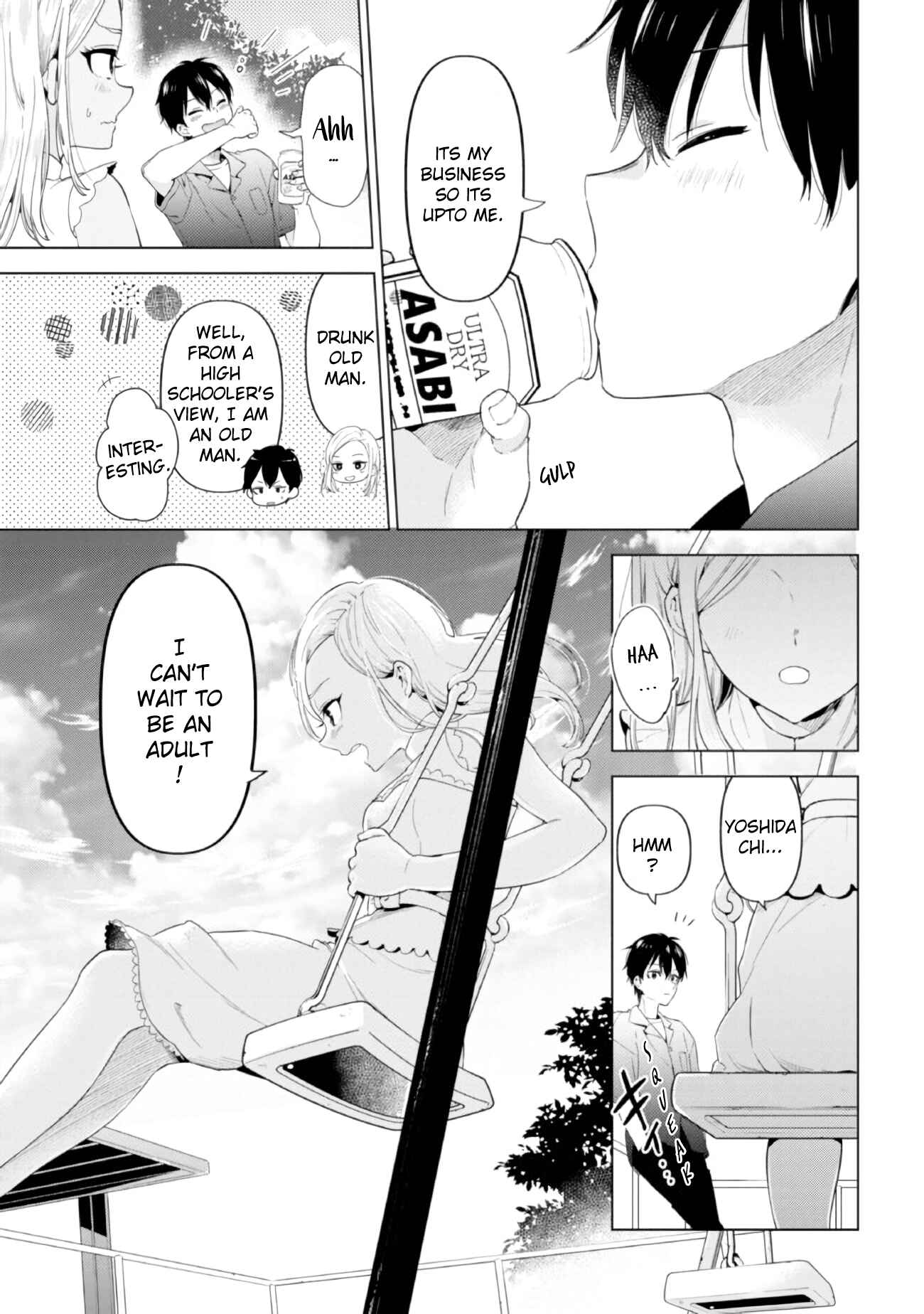 Page 11 Chapter 10 Hige wo Soru. Soshite Joshi Kousei wo Hirou. Each Stories