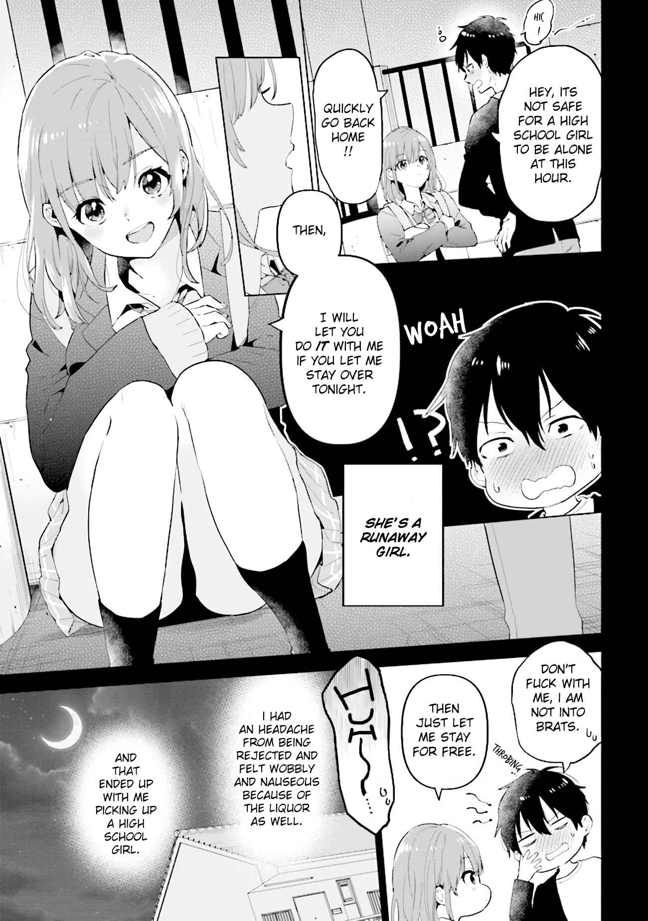 Page 9 Chapter 1 Hige wo Soru. Soshite Joshi Kousei wo Hirou. Each Stories