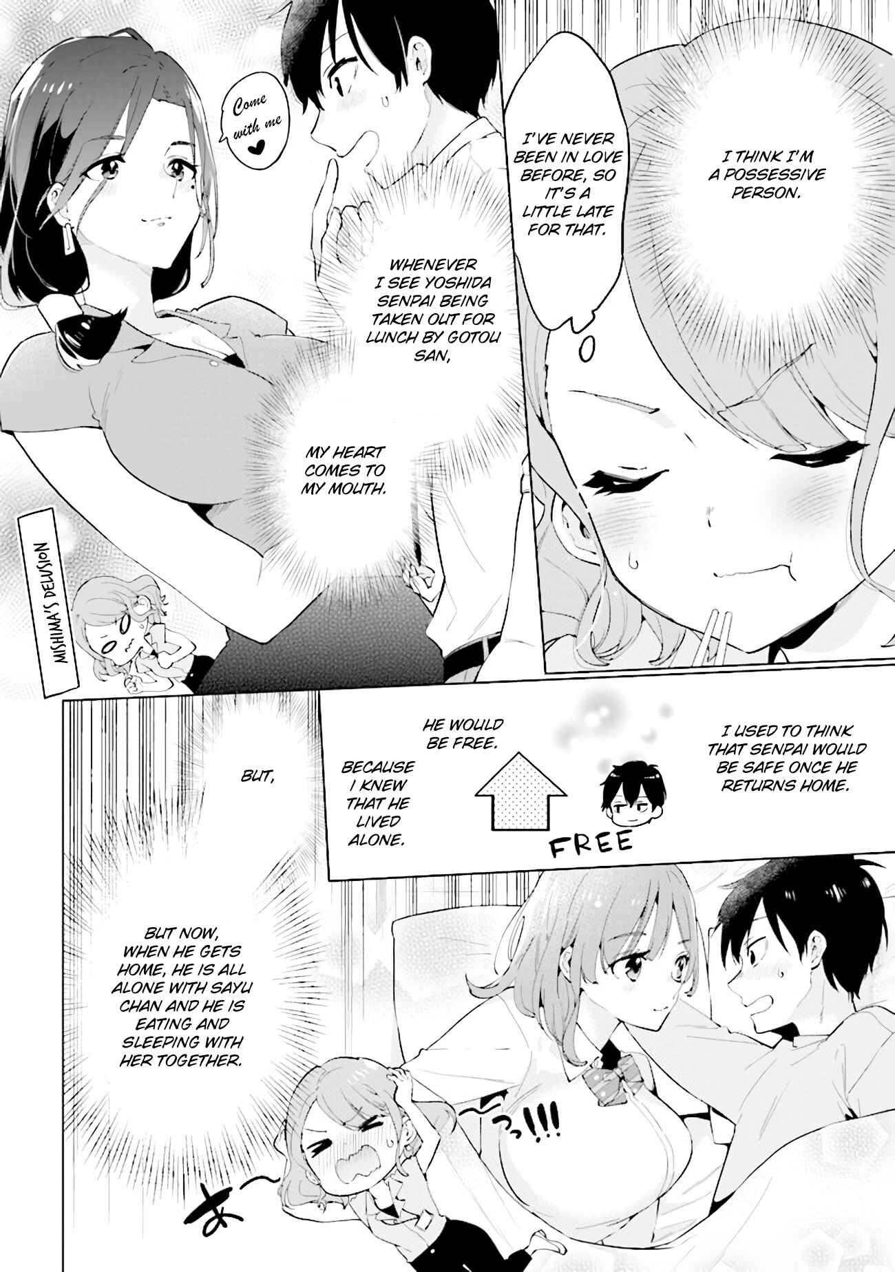 Page 10 Chapter 3 Hige wo Soru. Soshite Joshi Kousei wo Hirou. Each Stories
