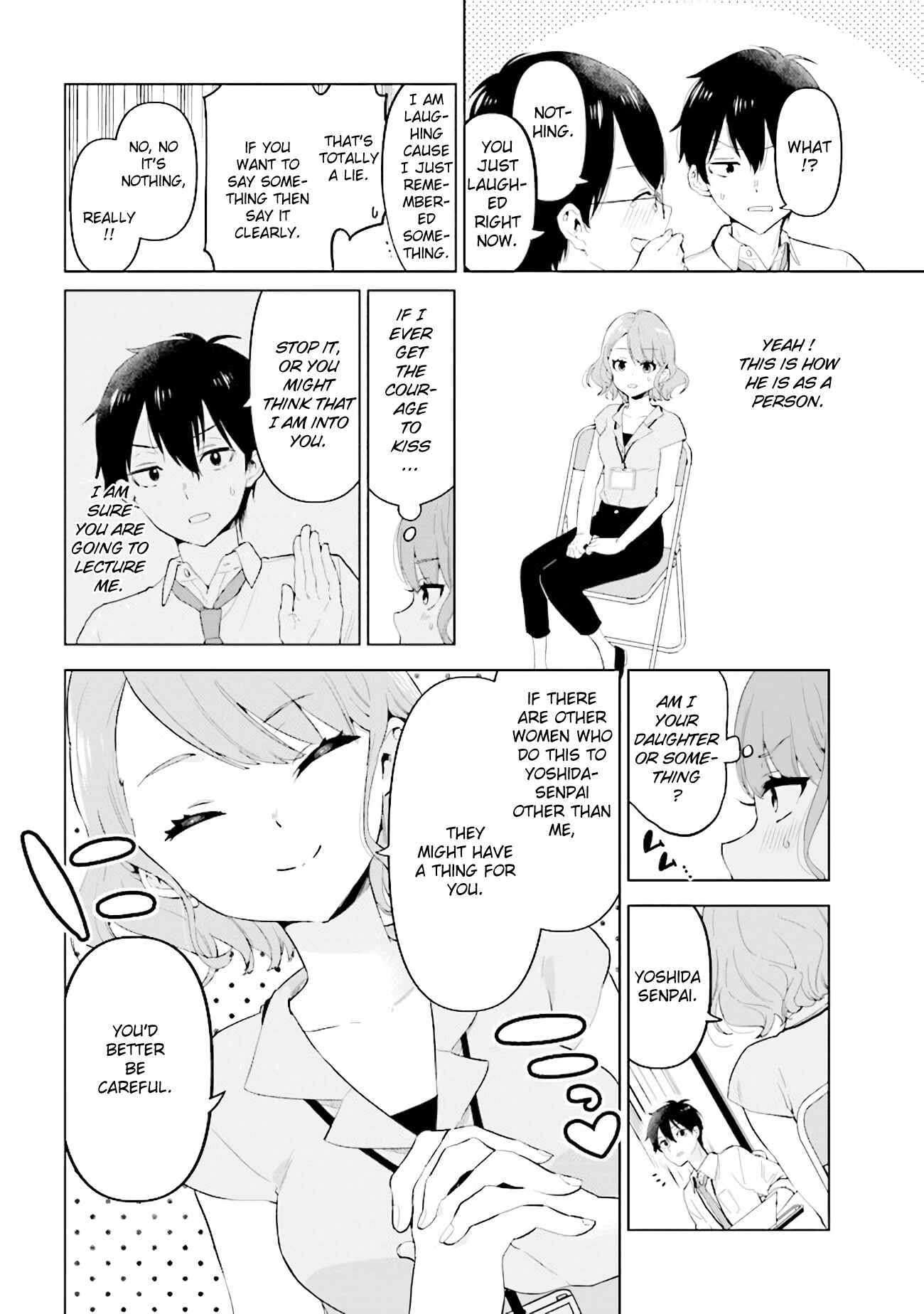 Page 14 Chapter 3 Hige wo Soru. Soshite Joshi Kousei wo Hirou. Each Stories
