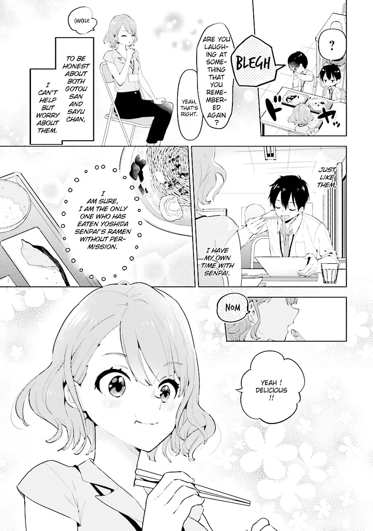 Page 15 Chapter 3 Hige wo Soru. Soshite Joshi Kousei wo Hirou. Each Stories