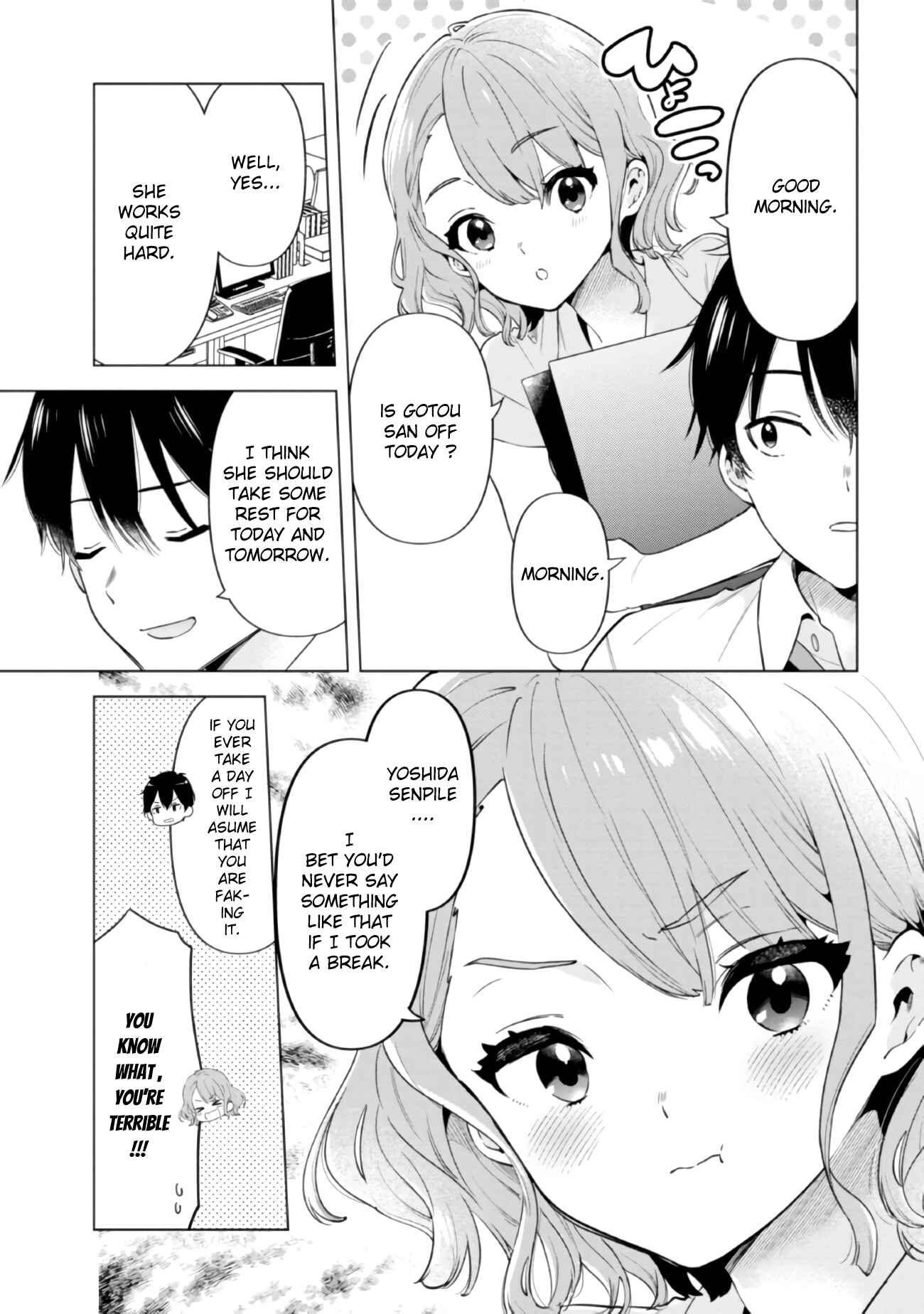 Page 3 Chapter 15 Hige wo Soru. Soshite Joshi Kousei wo Hirou. Each Stories