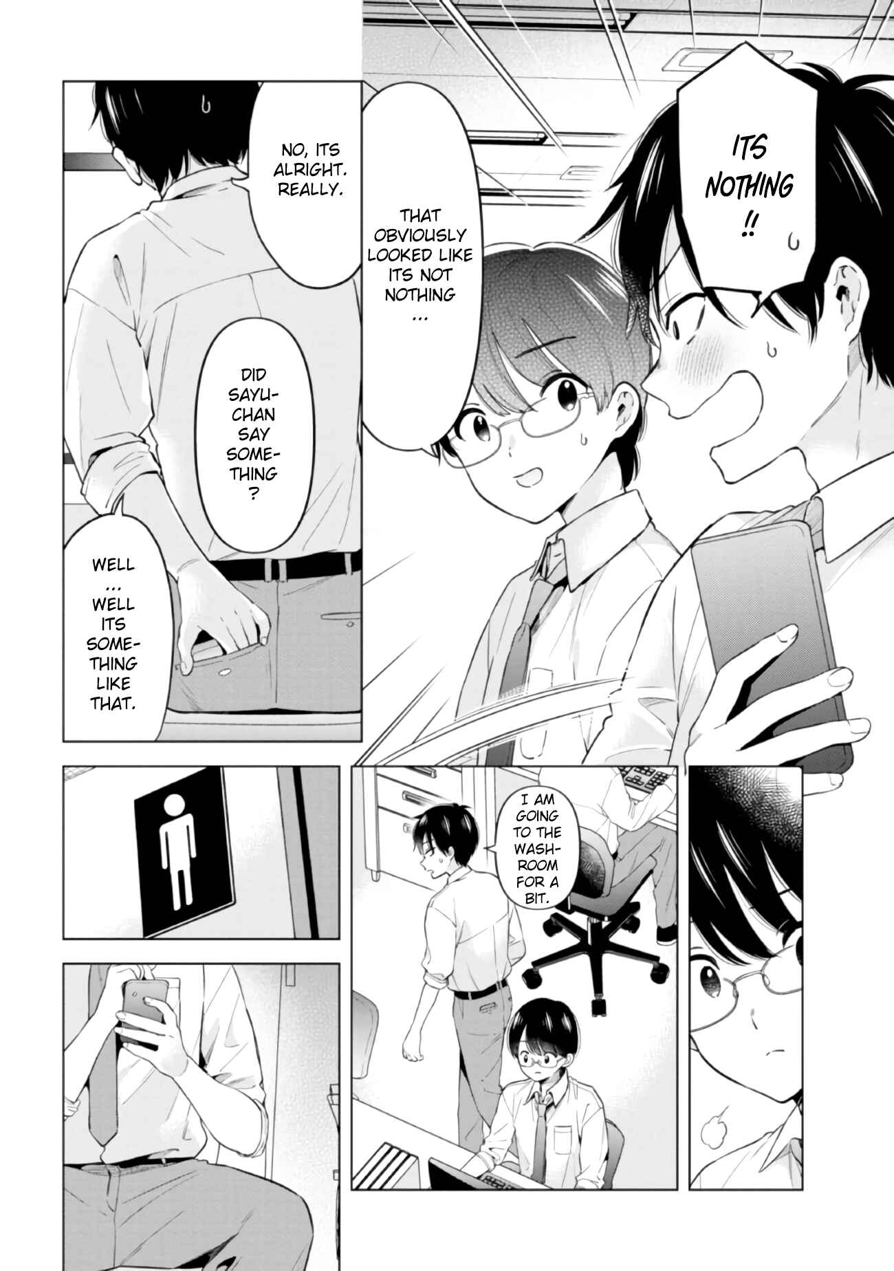Page 8 Chapter 15 Hige wo Soru. Soshite Joshi Kousei wo Hirou. Each Stories
