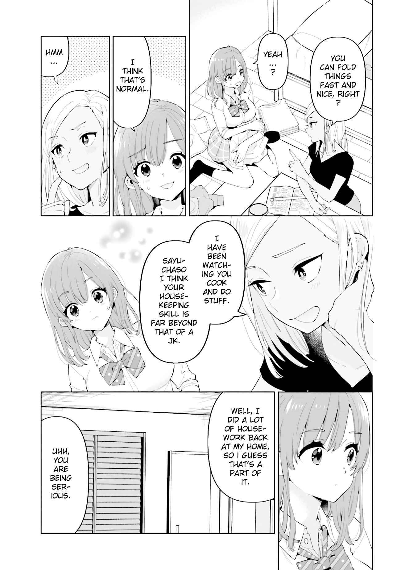 Page 3 Chapter 5 Hige wo Soru. Soshite Joshi Kousei wo Hirou. Each Stories
