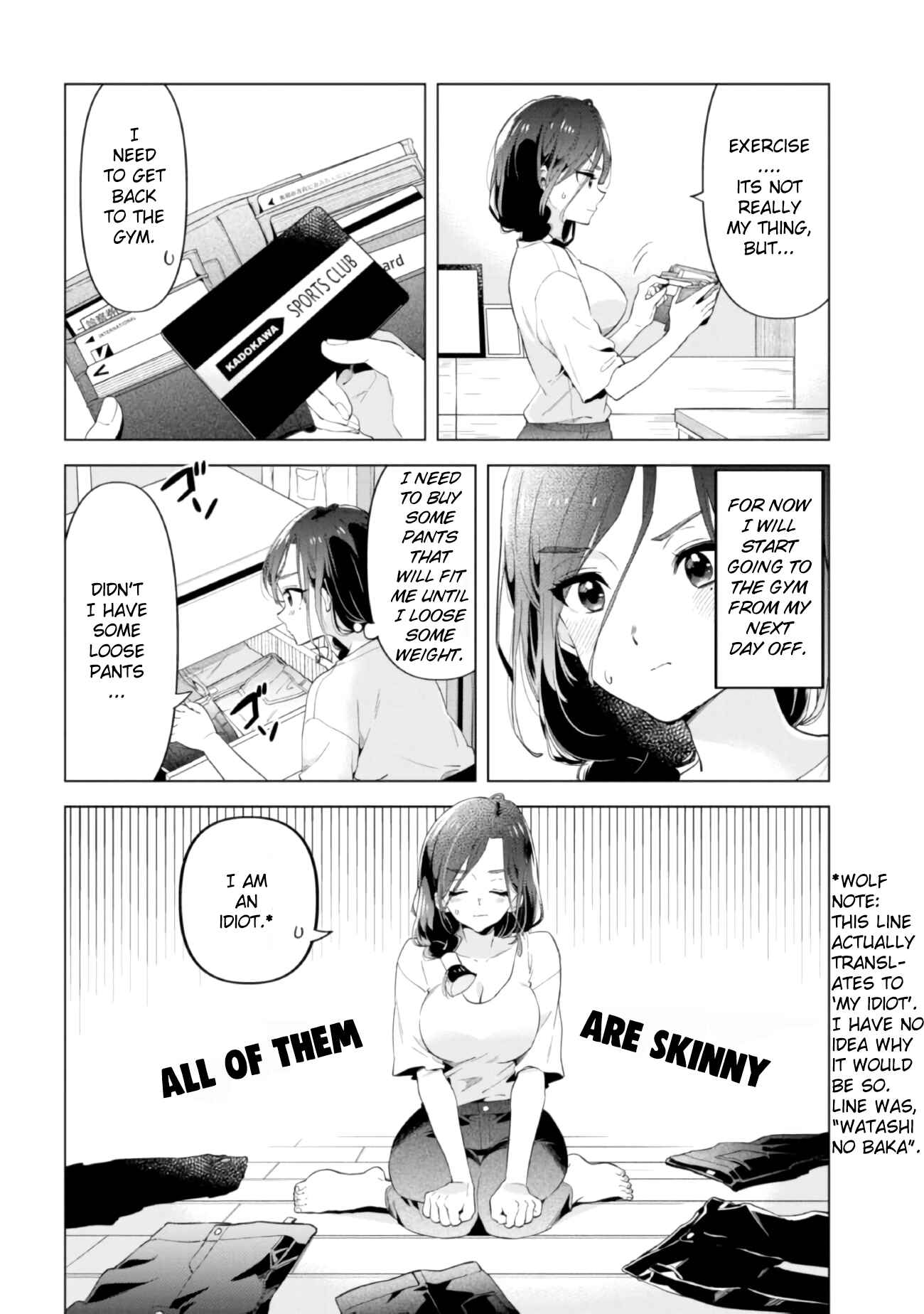 Page 4 Chapter 12 Hige wo Soru. Soshite Joshi Kousei wo Hirou. Each Stories