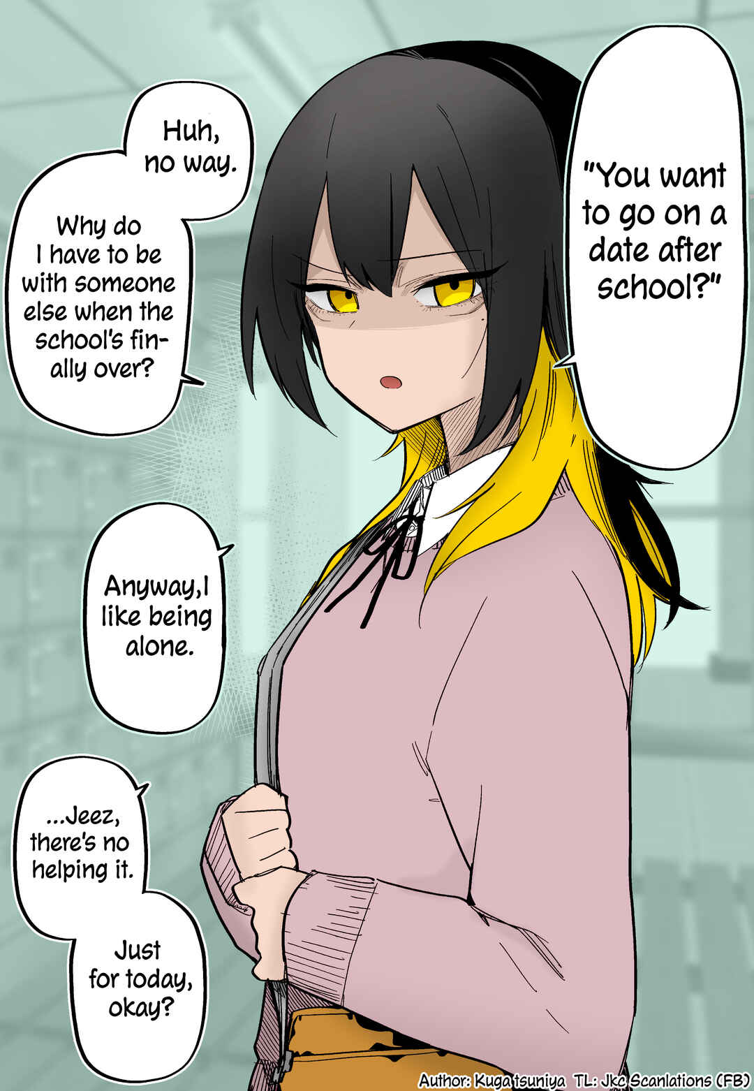 Page 1 Chapter 3 I Confessed to a Lone Wolf Girl (Fan Colored)