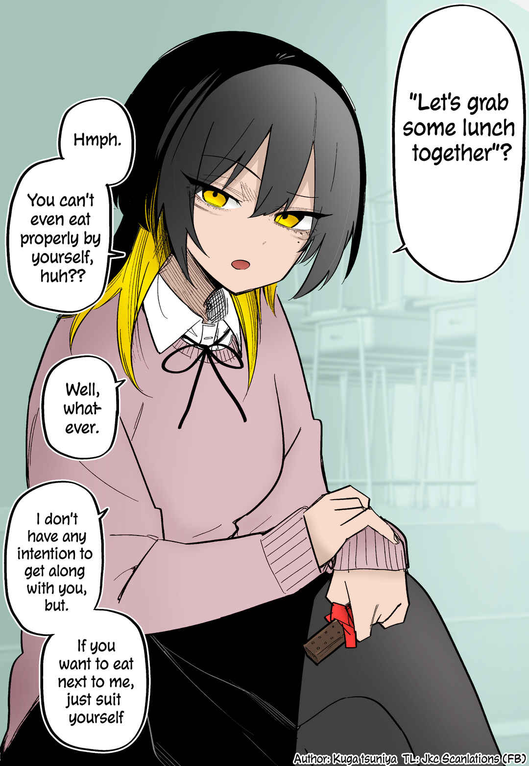 Page 1 Chapter 2 I Confessed to a Lone Wolf Girl (Fan Colored)
