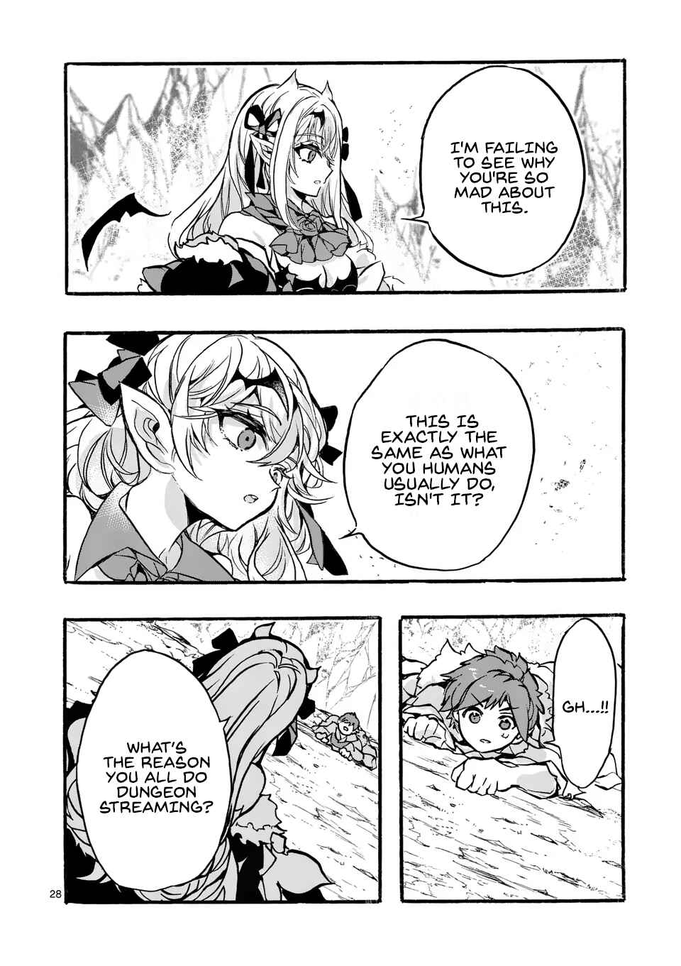 Page 10 Chapter 2.2 Yamiochi Yuusha no Haishin Haishin ~Tsuihousare, Kakushi Boss Beya ni Hourikomareta Kekka, Boss to Tansakushagari Haishin wo Hajimeru~