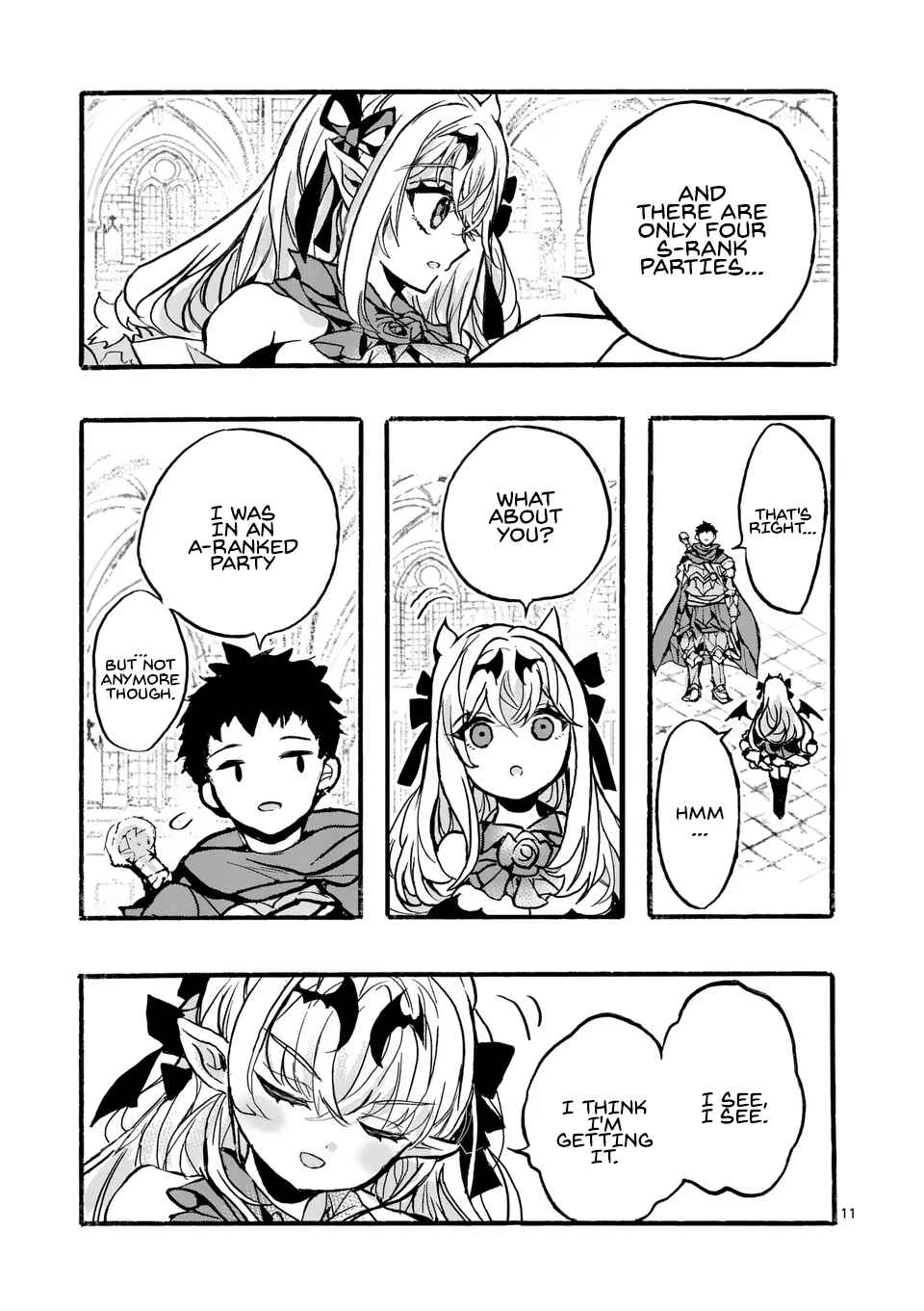 Page 11 Chapter 2.1 Yamiochi Yuusha no Haishin Haishin ~Tsuihousare, Kakushi Boss Beya ni Hourikomareta Kekka, Boss to Tansakushagari Haishin wo Hajimeru~