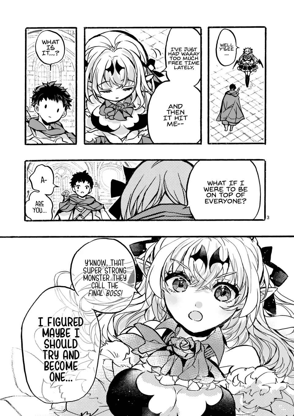 Page 3 Chapter 2.1 Yamiochi Yuusha no Haishin Haishin ~Tsuihousare, Kakushi Boss Beya ni Hourikomareta Kekka, Boss to Tansakushagari Haishin wo Hajimeru~
