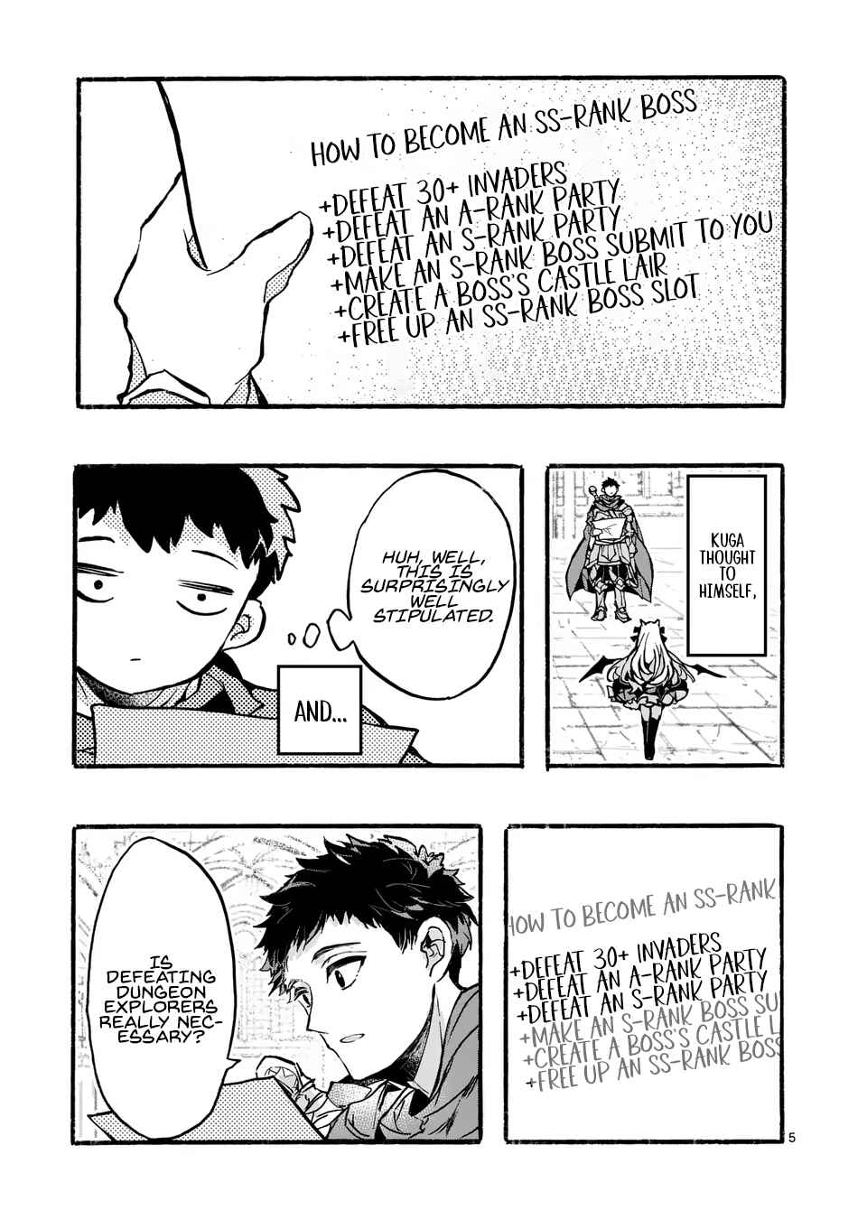 Page 5 Chapter 2.1 Yamiochi Yuusha no Haishin Haishin ~Tsuihousare, Kakushi Boss Beya ni Hourikomareta Kekka, Boss to Tansakushagari Haishin wo Hajimeru~