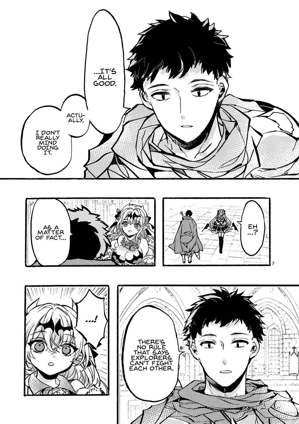 Page 7 Chapter 2.1 Yamiochi Yuusha no Haishin Haishin ~Tsuihousare, Kakushi Boss Beya ni Hourikomareta Kekka, Boss to Tansakushagari Haishin wo Hajimeru~