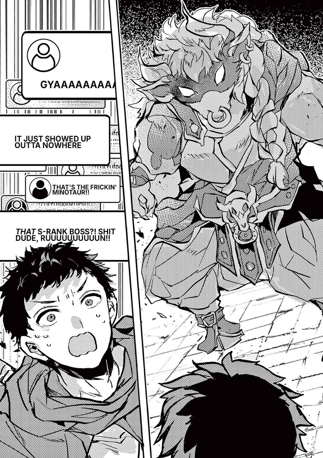 Page 12 Chapter 3 Yamiochi Yuusha no Haishin Haishin ~Tsuihousare, Kakushi Boss Beya ni Hourikomareta Kekka, Boss to Tansakushagari Haishin wo Hajimeru~