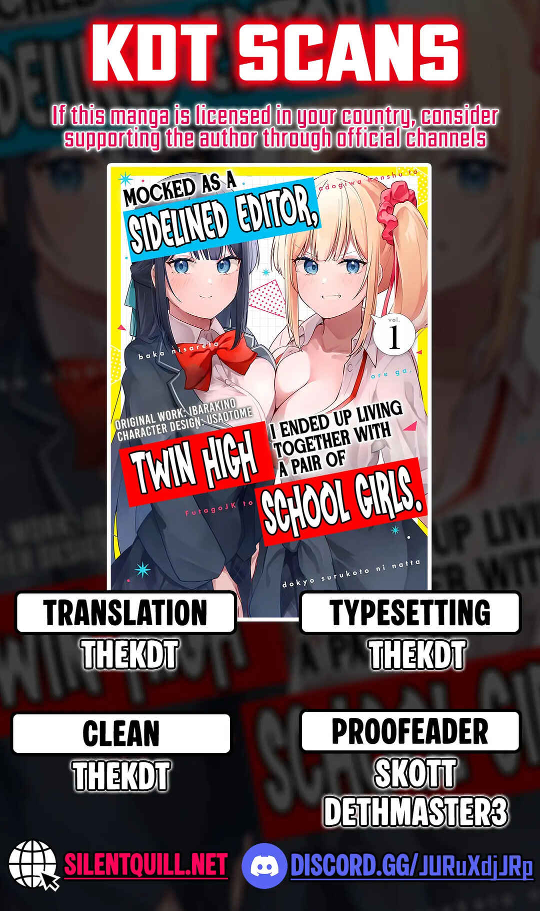 Page 1 Chapter 7 Madogiwa Henshuu to Baka ni Sareta Ore ga, Futago JK to Doukyo suru Koto ni Natta