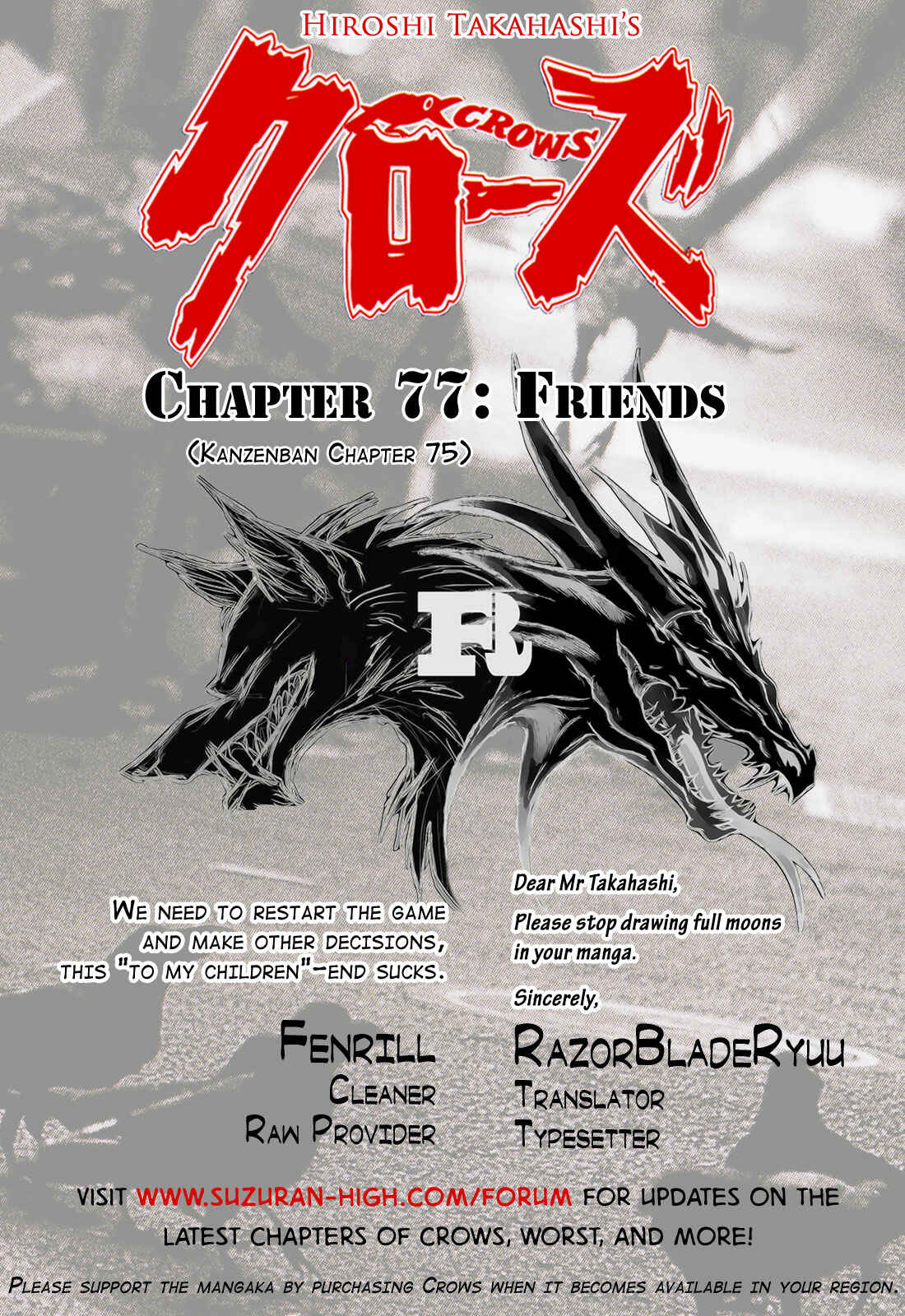 Page 48 Chapter 77 Crows