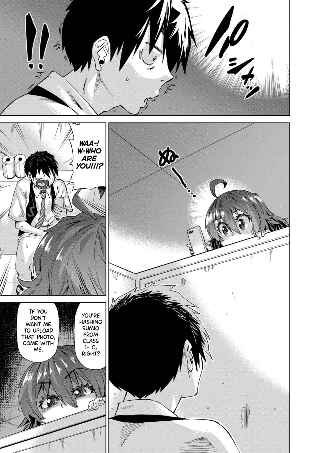 Page 9 Chapter 1 Jagan no Saimin Inryoku de Seitokai Les Joshi-tachi no Shojo o Kyousei Rape!!