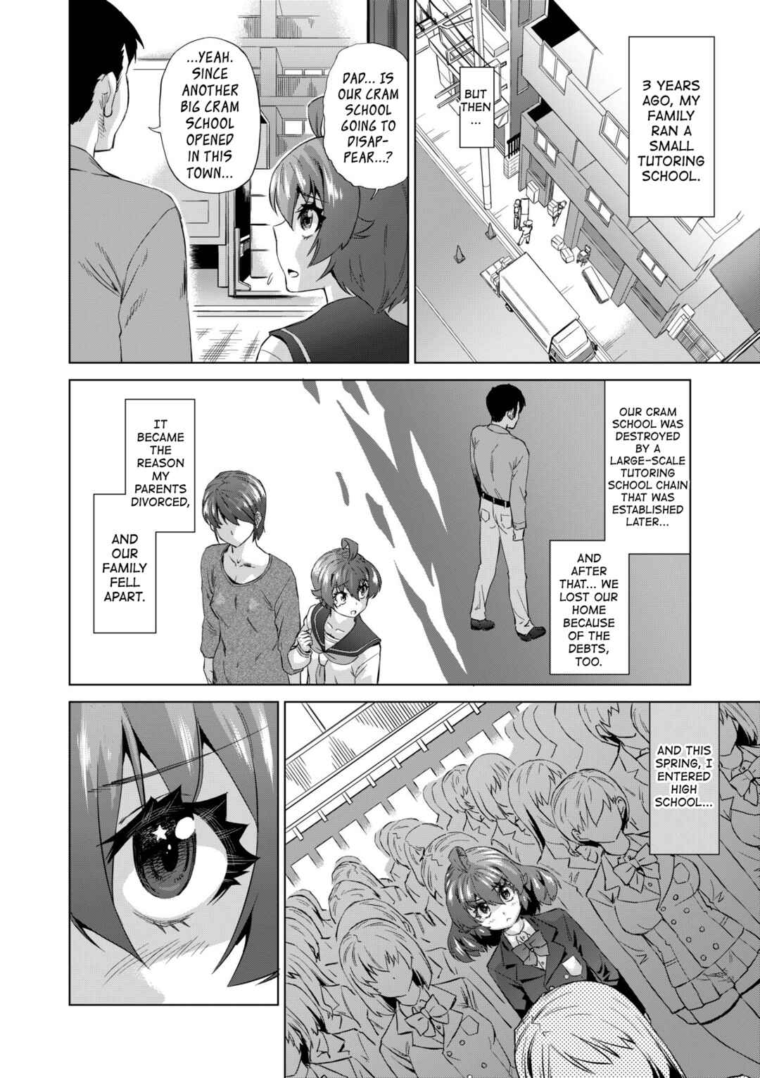 Page 8 Chapter 3 Jagan no Saimin Inryoku de Seitokai Les Joshi-tachi no Shojo o Kyousei Rape!!
